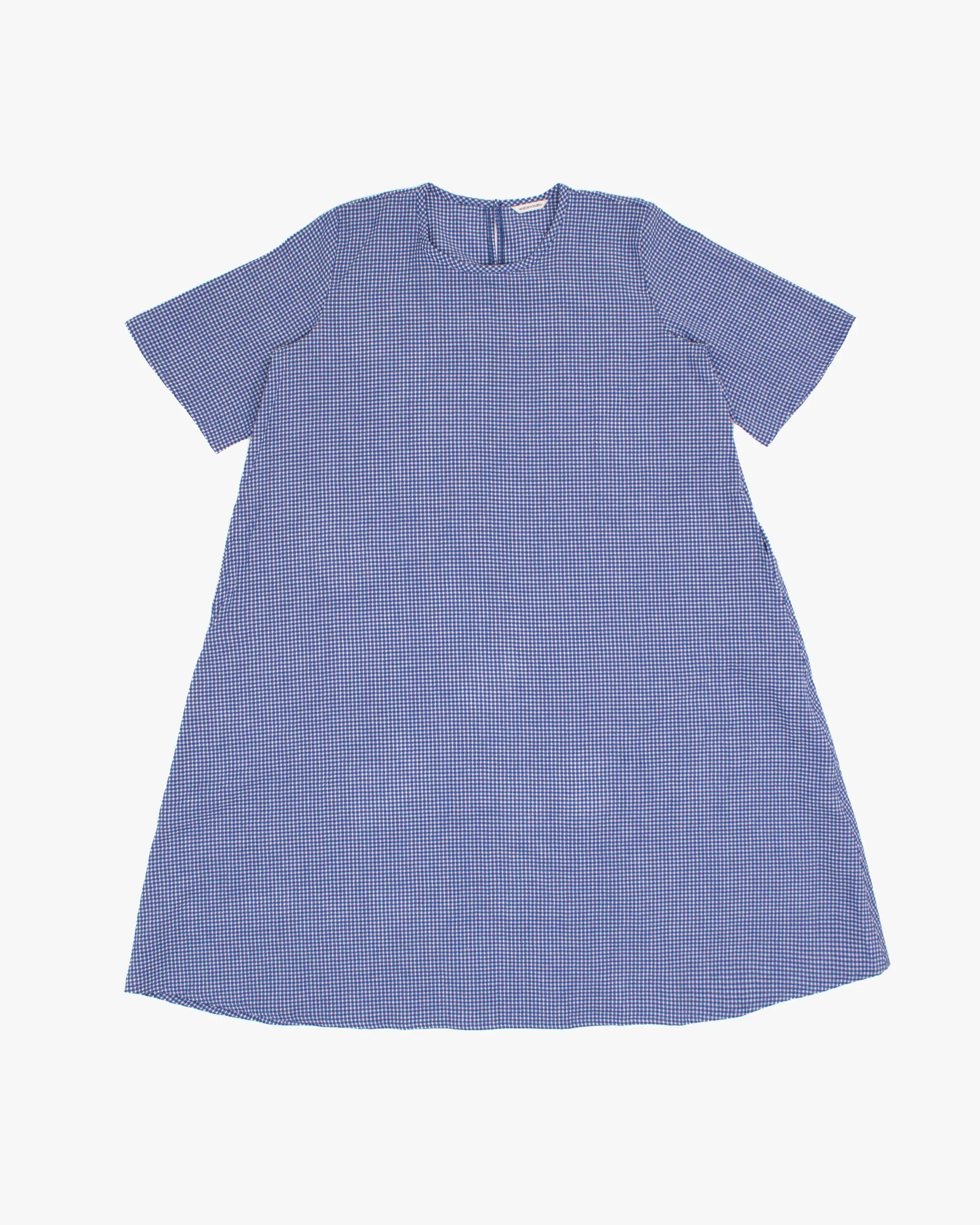 ToK Long Dress, Oversized, Blue Gingham sold by Kiriko