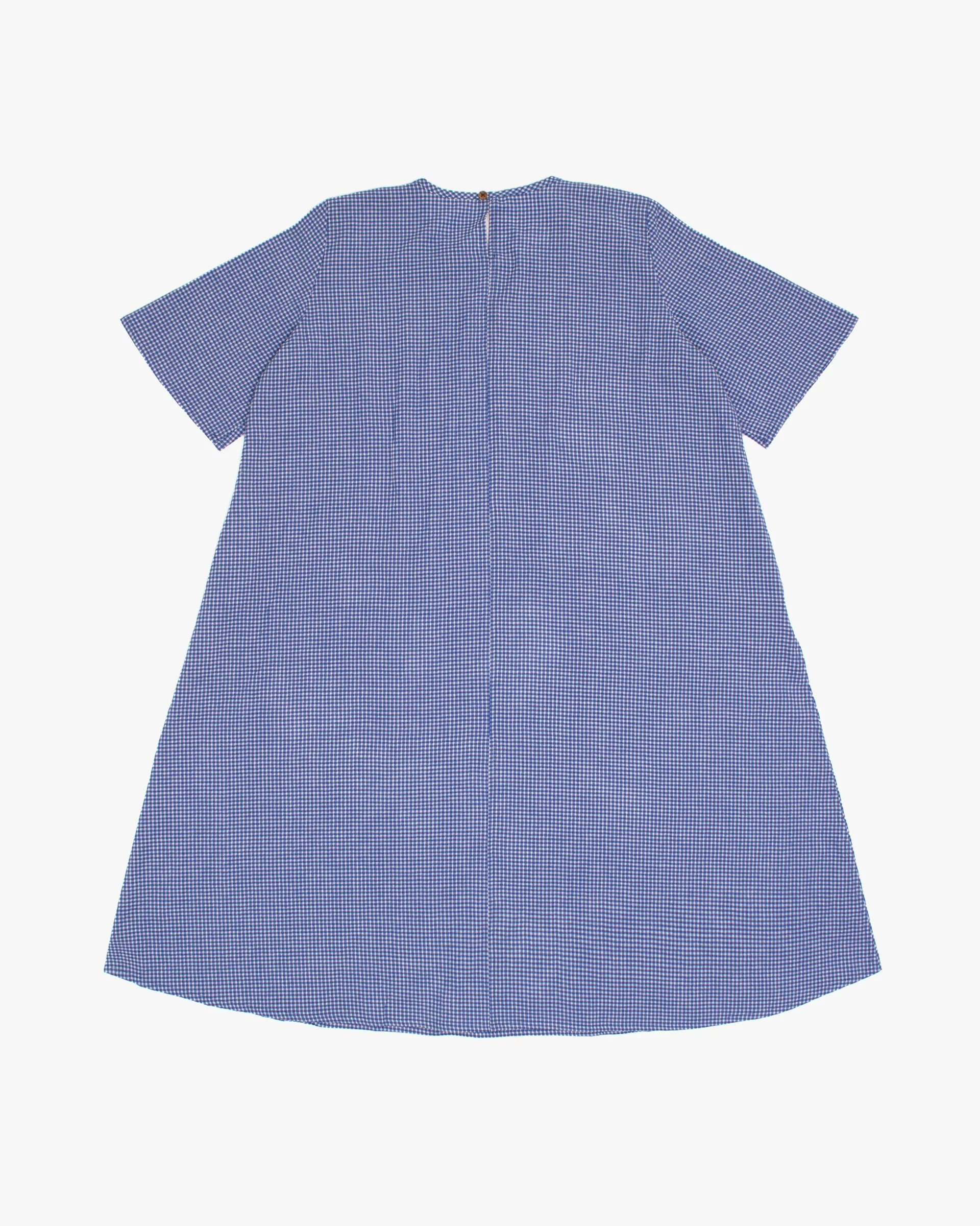 ToK Long Dress, Oversized, Blue Gingham sold by Kiriko product image thumbnail 2