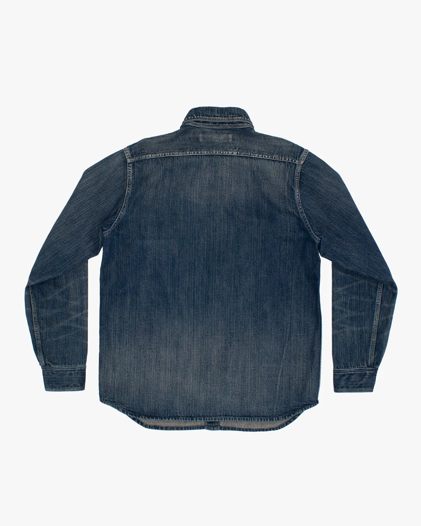 Japanese Repro Denim Jacket, L, Kapital, Medium Wash with Navy Buttons sold by Kiriko product image thumbnail 3