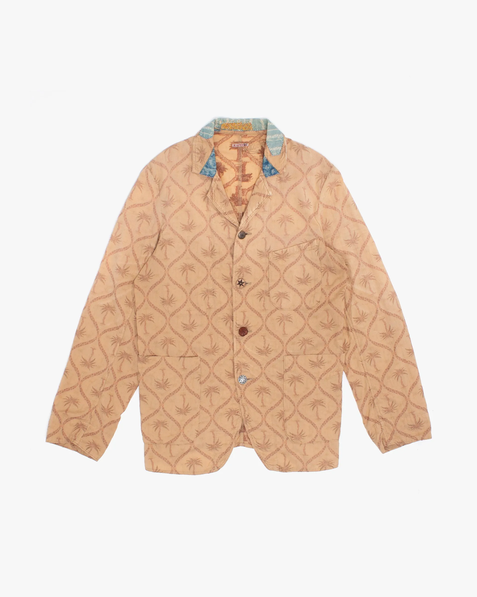 Japanese Repro Shirt, L, Kapital, Burnt Orange with Palm Trees sold by Kiriko product image thumbnail 2