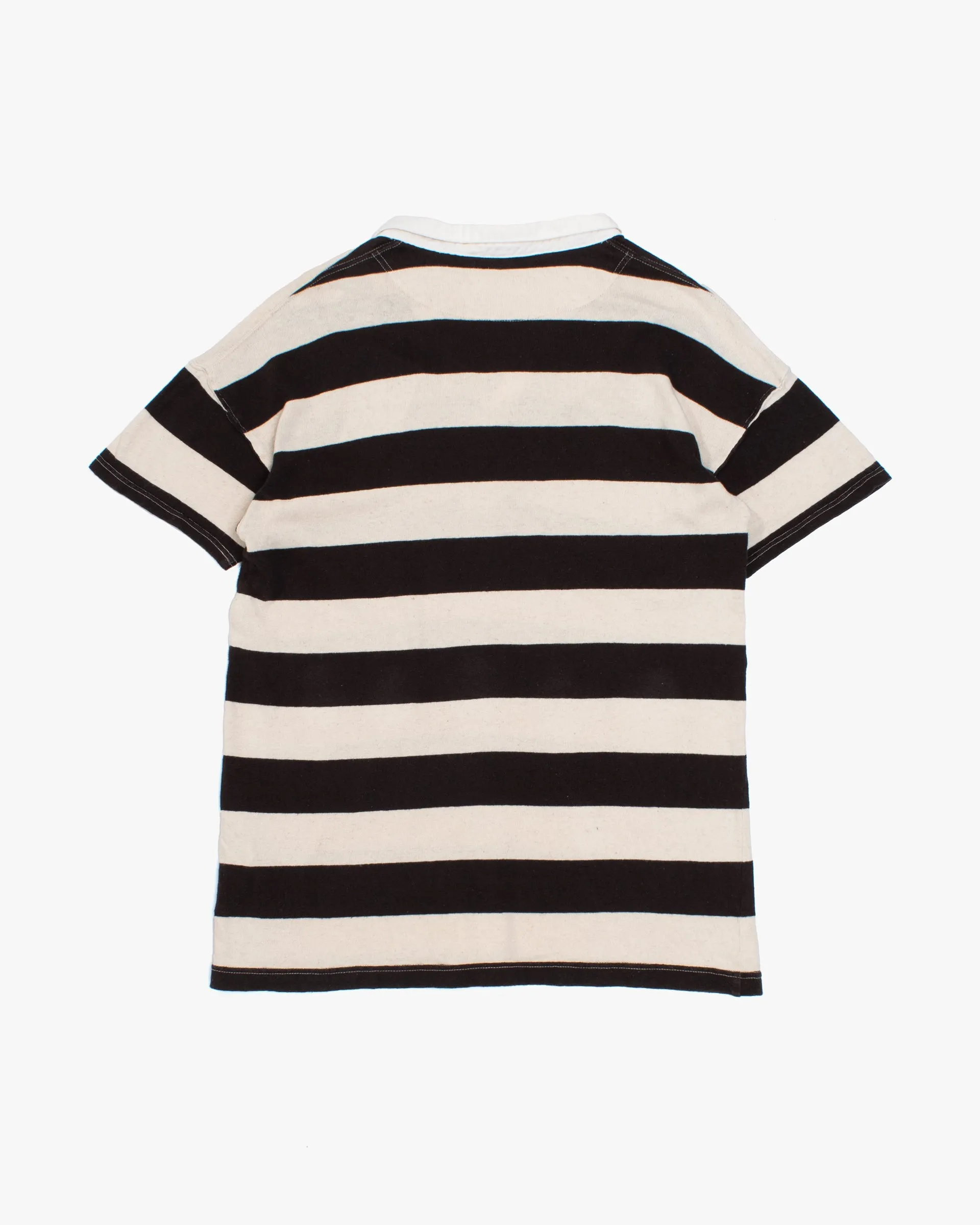 Japanese Repro Shirt, XL, Kapital, Black and Cream Stripes sold by Kiriko product image thumbnail 3