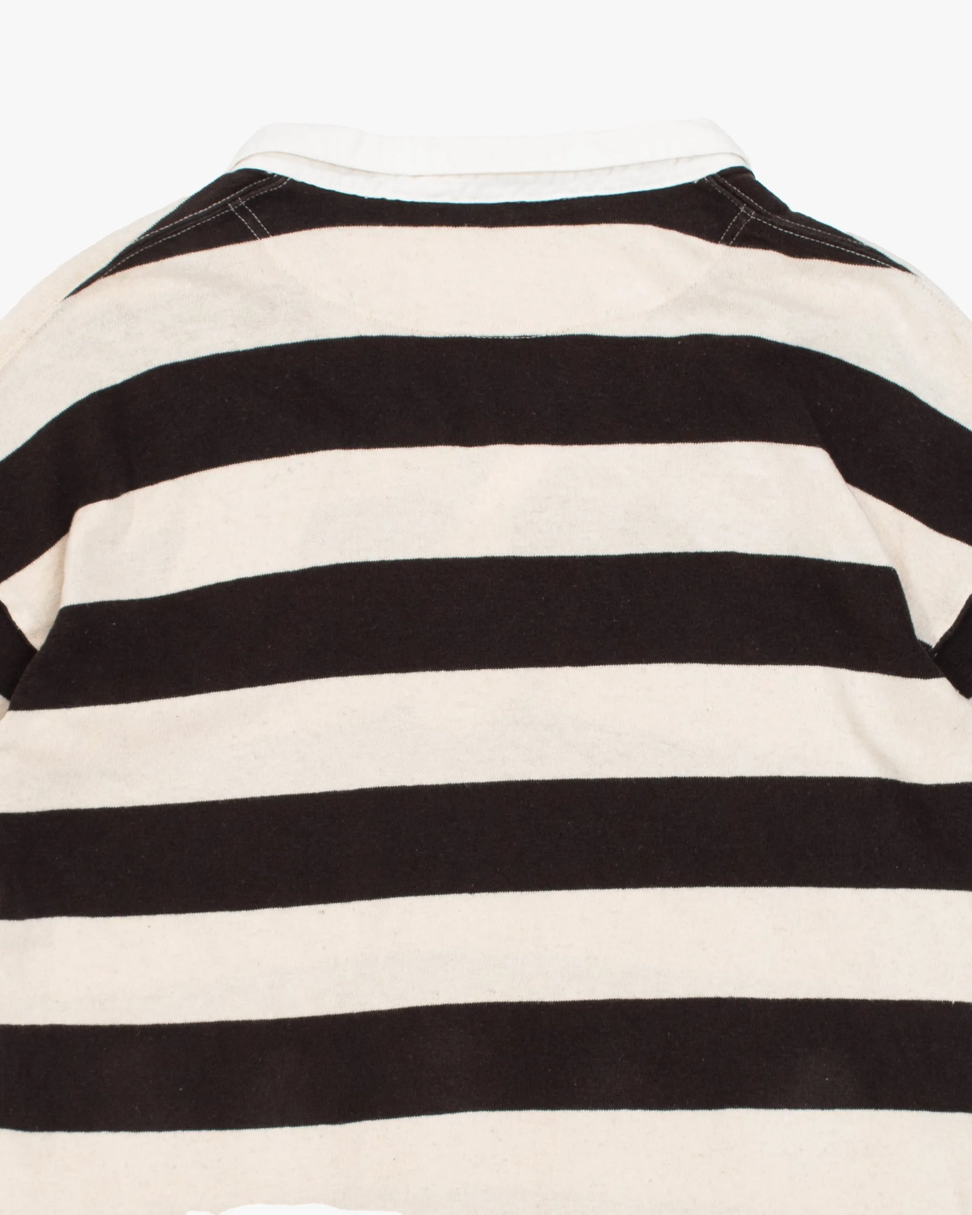 Japanese Repro Shirt, XL, Kapital, Black and Cream Stripes sold by Kiriko product image thumbnail 4