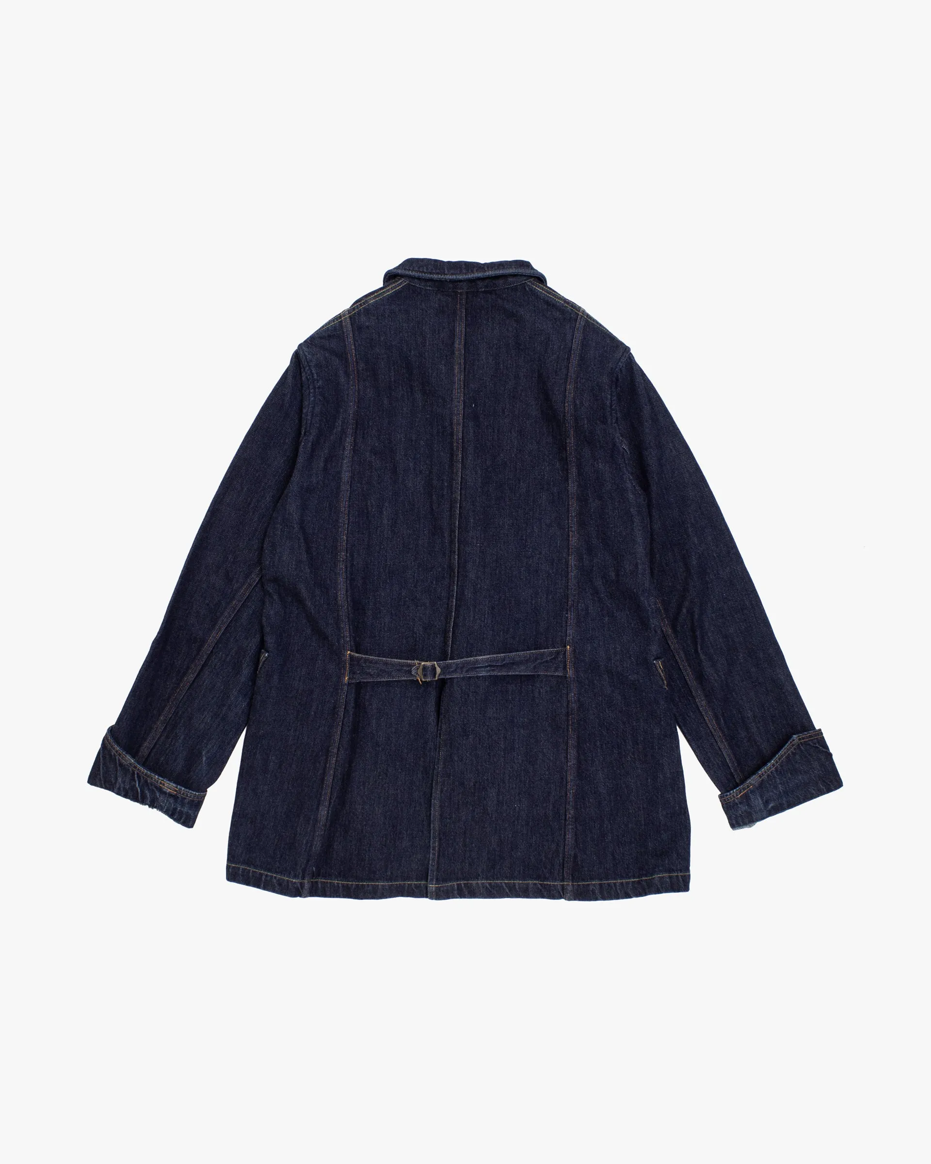 Japanese Repro Denim Jacket, M, Kapital, Dark Wash with Pointed Cuff Detail sold by Kiriko product image thumbnail 4