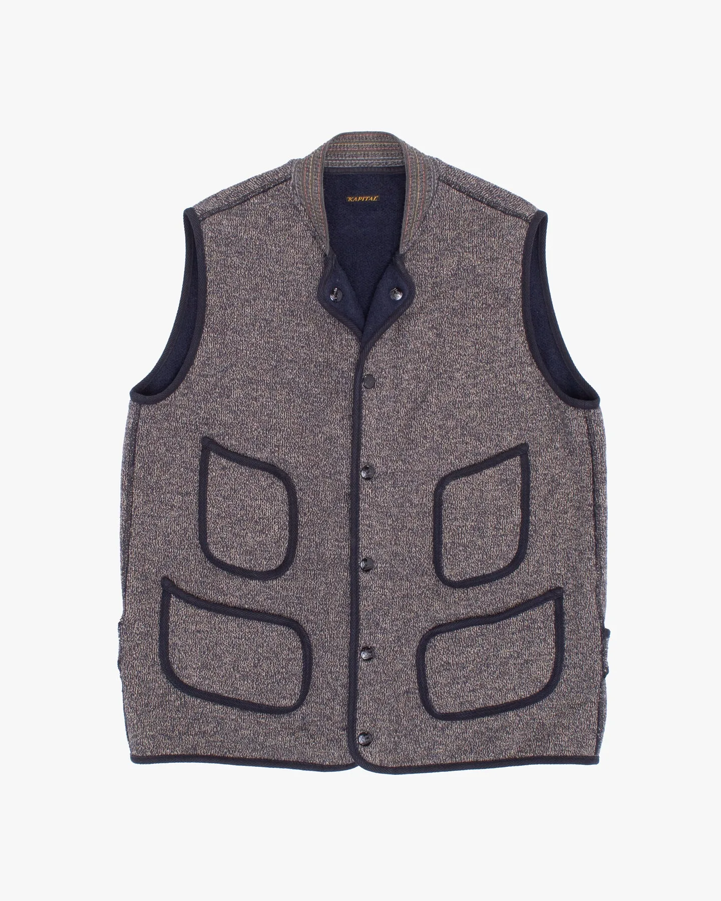 Japanese Repro Vest, M, Kapital, Gray sold by Kiriko product image thumbnail 4
