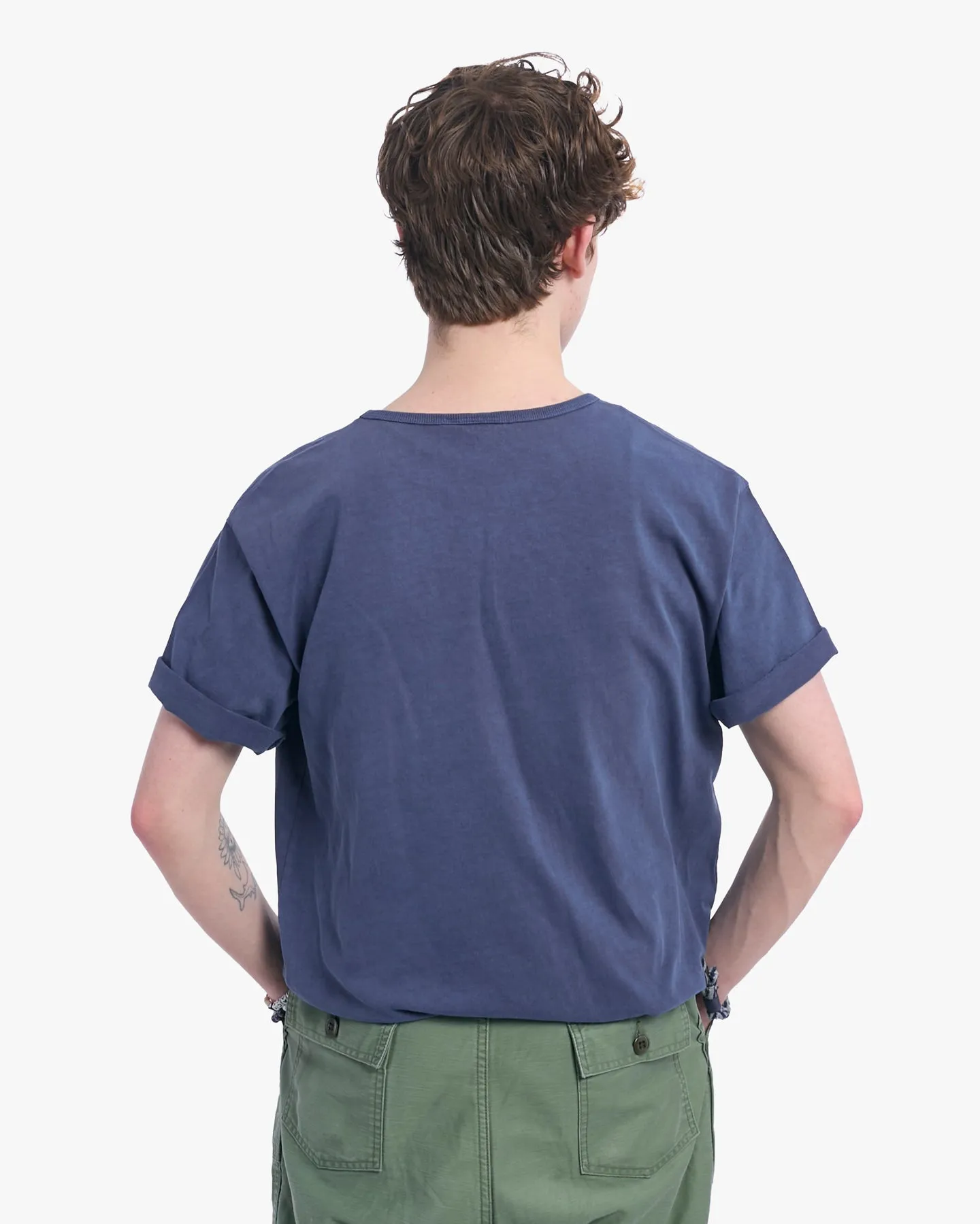 Kiriko Original Logo Embroidered T-Shirt, Blue sold by Kiriko product image thumbnail 4