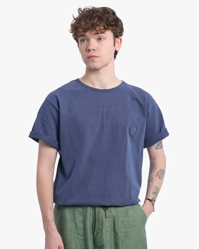 Kiriko Original Logo Embroidered T-Shirt, Blue made by Kiriko