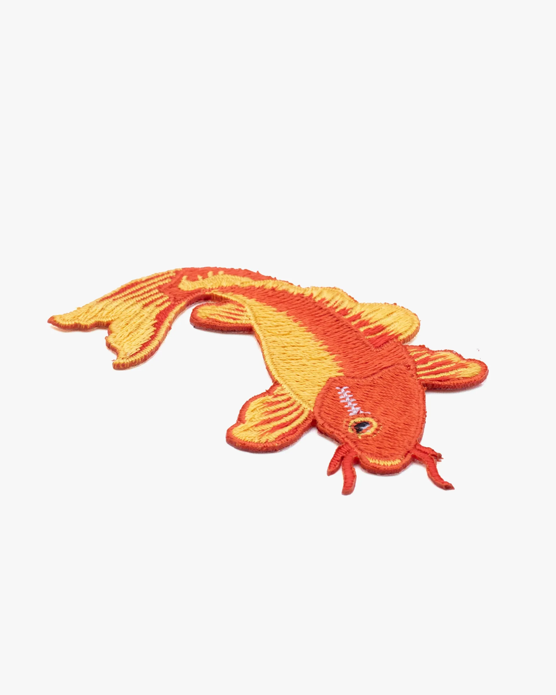 Embroidered Patch, Iron-on Applique, Orange Koi Fish / Nishikigoi Carp sold by Kiriko product image thumbnail 2