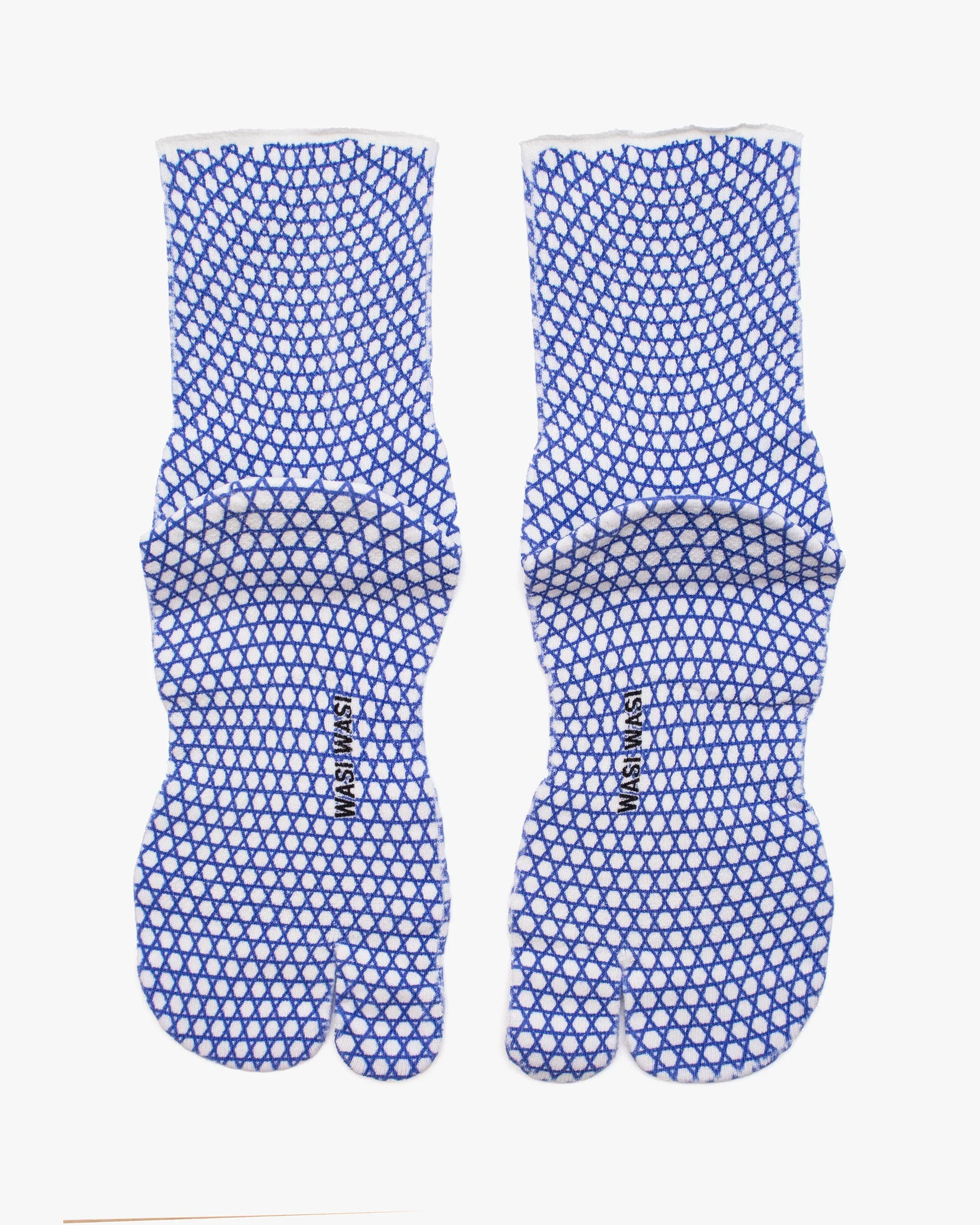 Tabi Socks, Wasi Wasi, Kagome Blue sold by Kiriko product image thumbnail 3