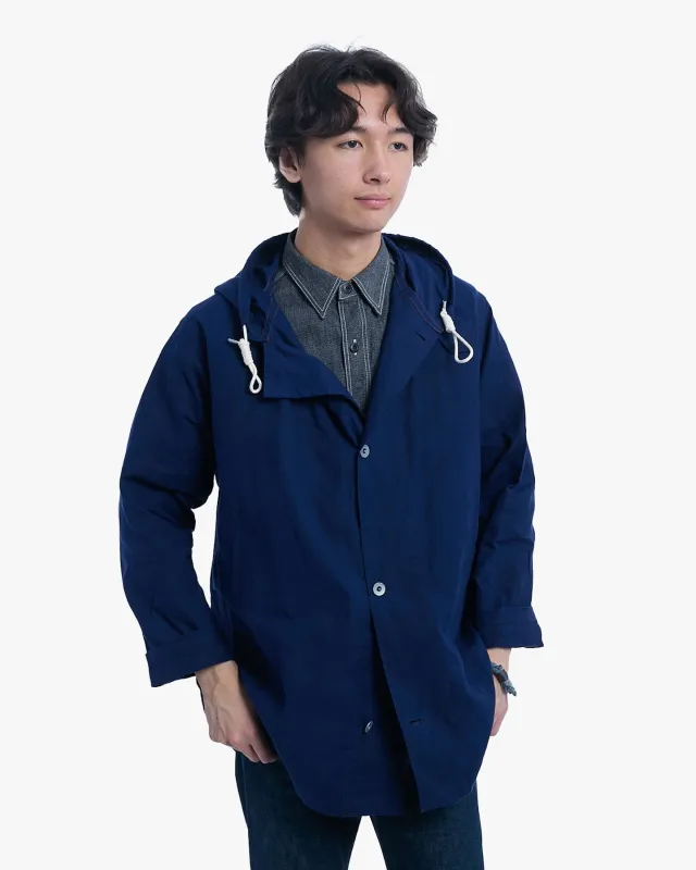Japanese Repro Coat, XL, Nigel Cabourn, Navy with Hood made by Kiriko