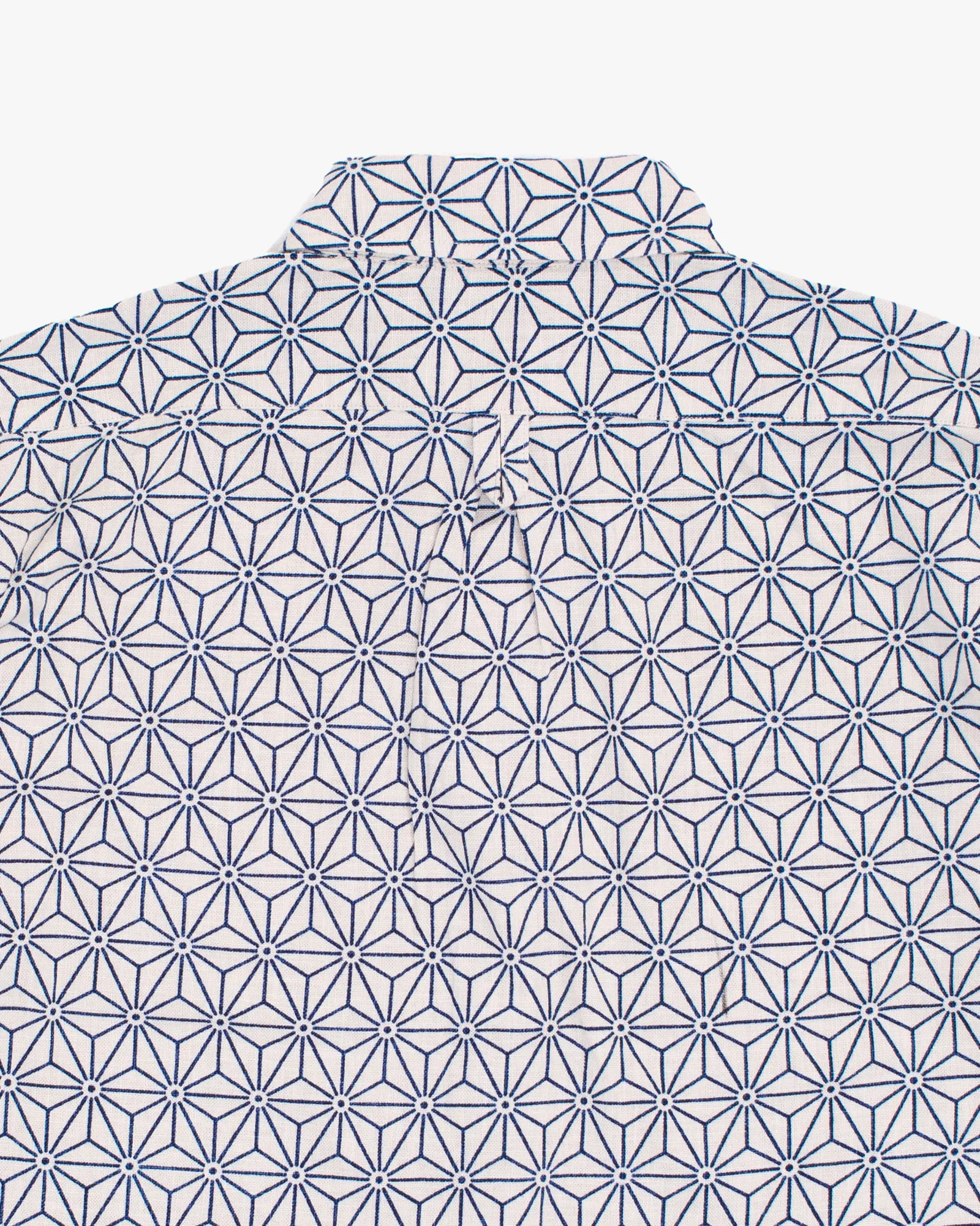 Kiriko Original Shirt, Long Sleeve Button-Up, White Asanoha sold by Kiriko product image thumbnail 5
