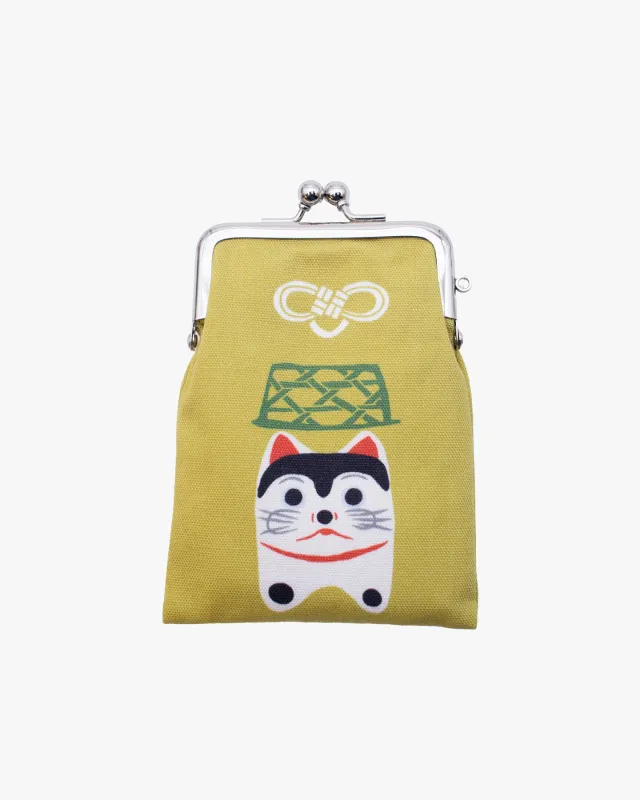 Wa Modern, Omamori Coin Purse, Zarukaburi made by Kiriko