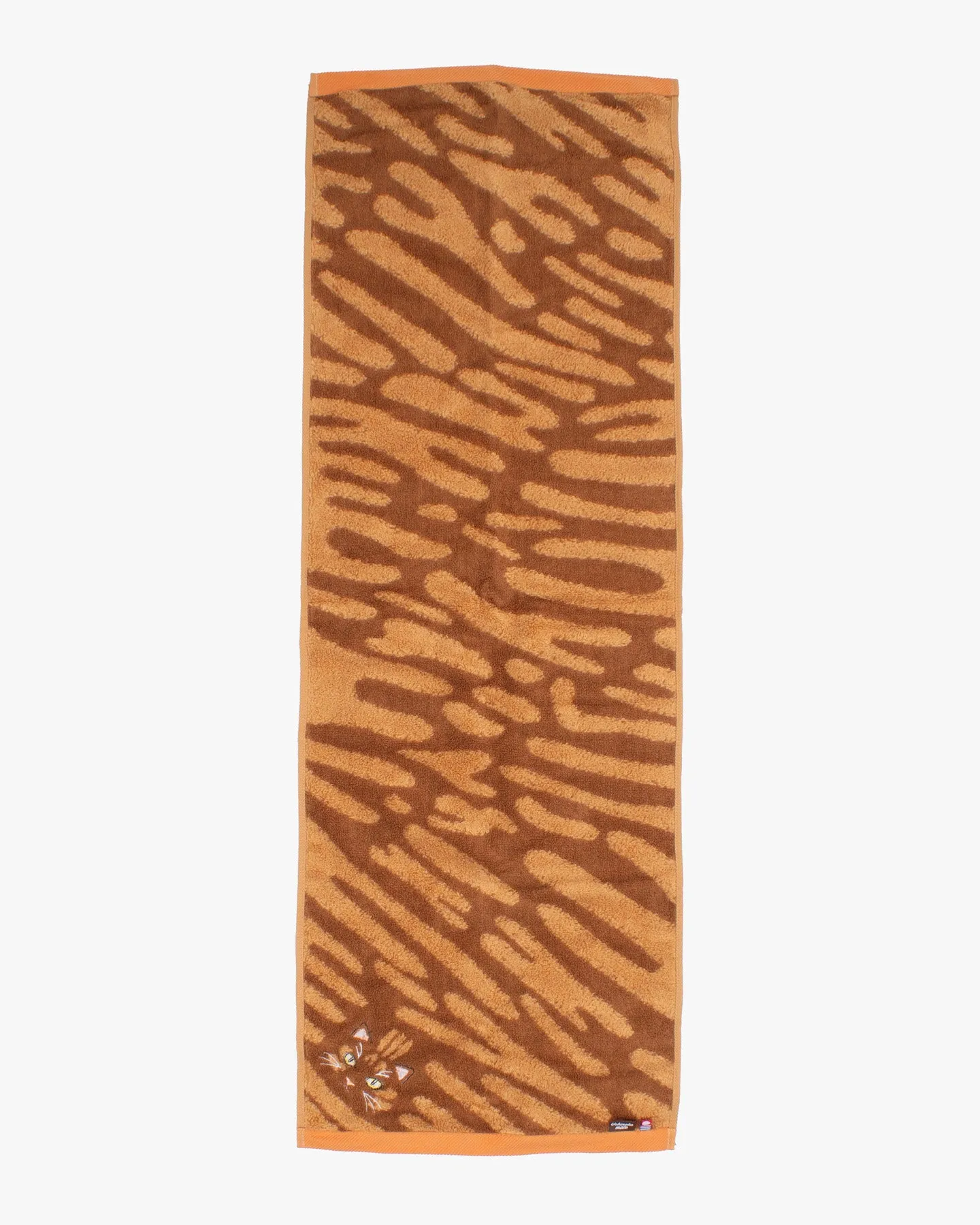 Japanese Long Face Towel, Uchi no Ko Kenami Long Face Towel, Orange sold by Kiriko product image thumbnail 5
