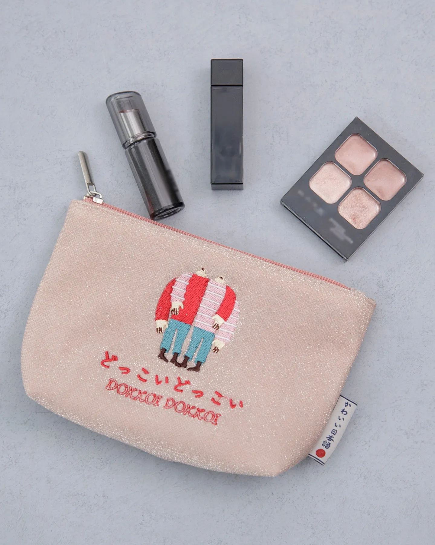 Nanka Kawaii Nihongo, Pouch, Pink sold by Kiriko product image thumbnail 2