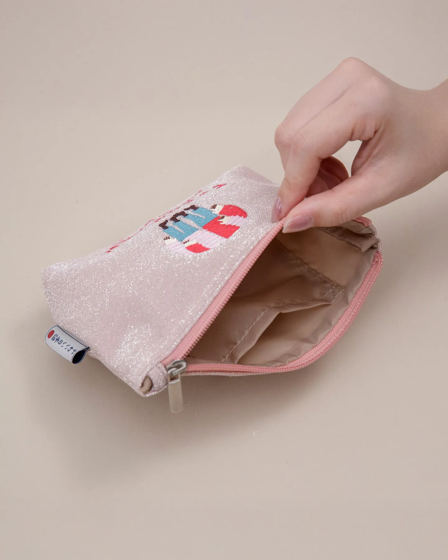 Nanka Kawaii Nihongo, Pouch, Pink sold by Kiriko product image thumbnail 3
