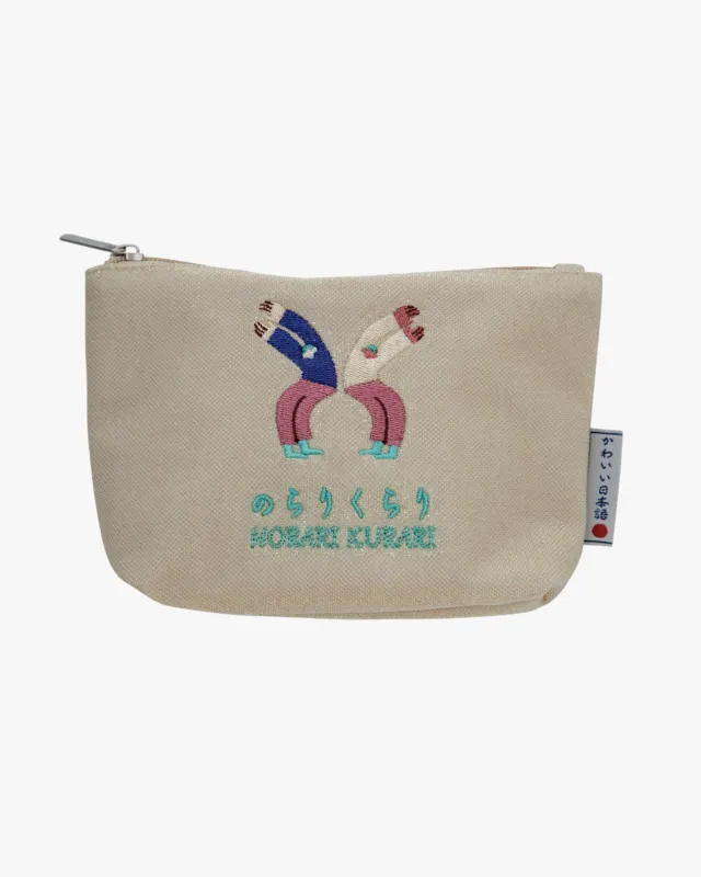 Nanka Kawaii Nihongo, Pouch, Gold made by Kiriko