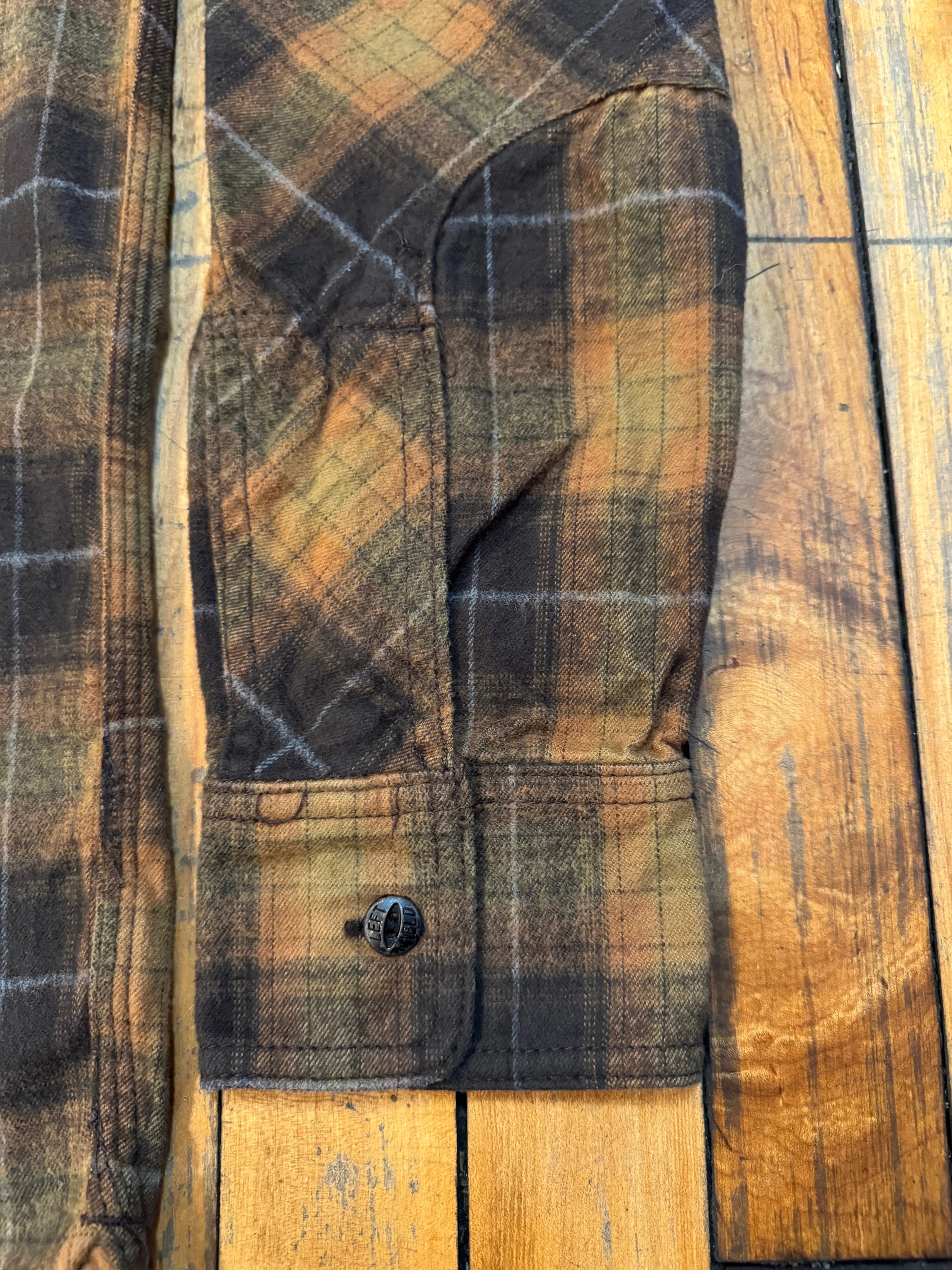 Tobacco Sunburst Japanese Cotton Flannel Dustbowl Work shirt sold by Left Field product image thumbnail 3