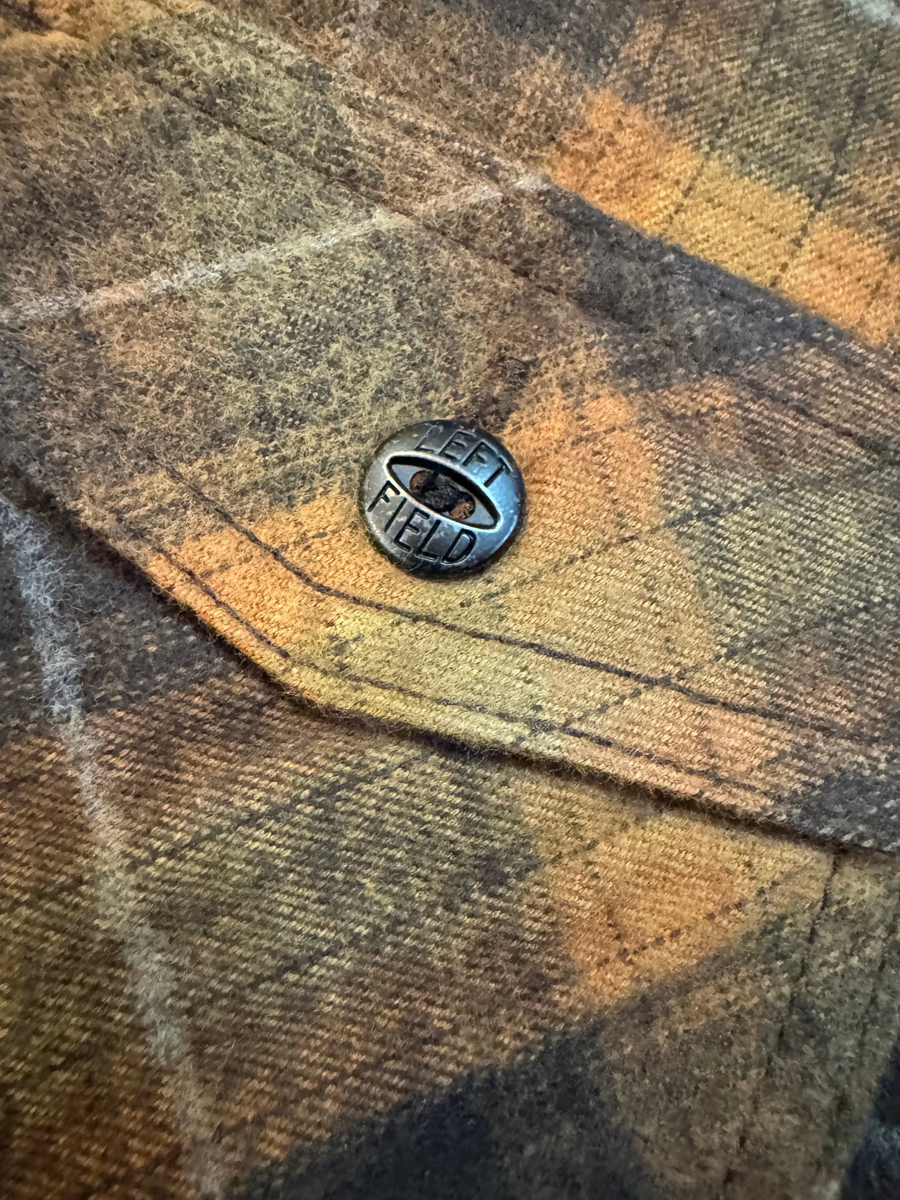 Tobacco Sunburst Japanese Cotton Flannel Dustbowl Work shirt sold by Left Field product image thumbnail 2