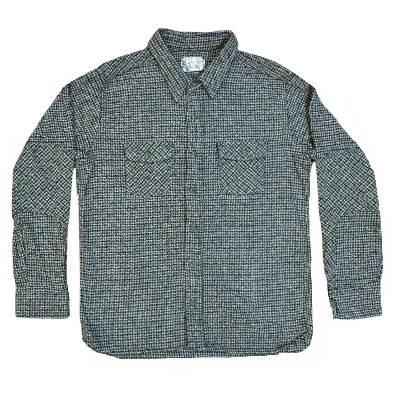 "Grandpa" Japanese cotton Flannel Dustbowl workshirt sold by Left Field