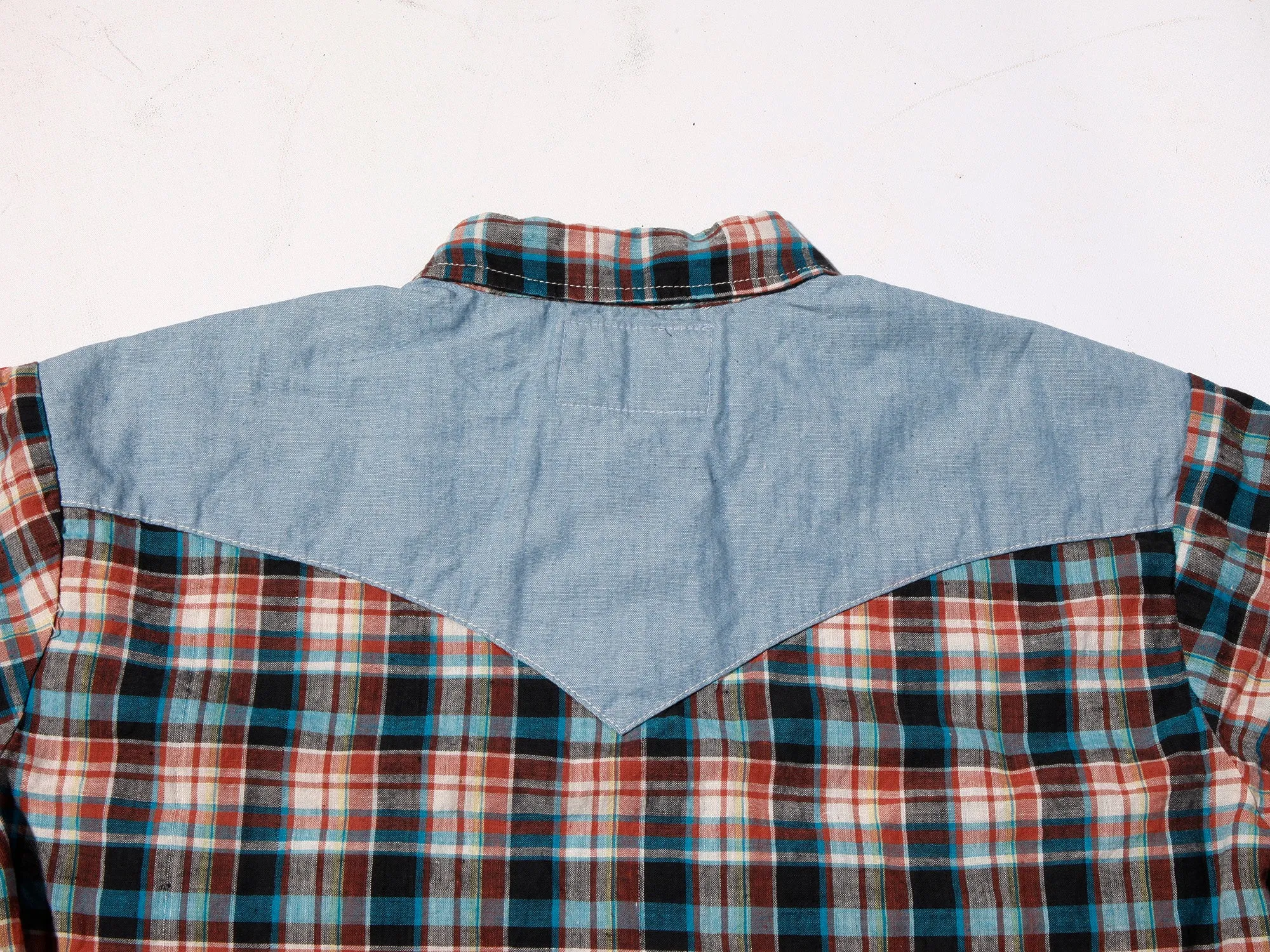 Bronco Billy Short Sleeve Western Madras Shirt sold by Left Field product image thumbnail 4