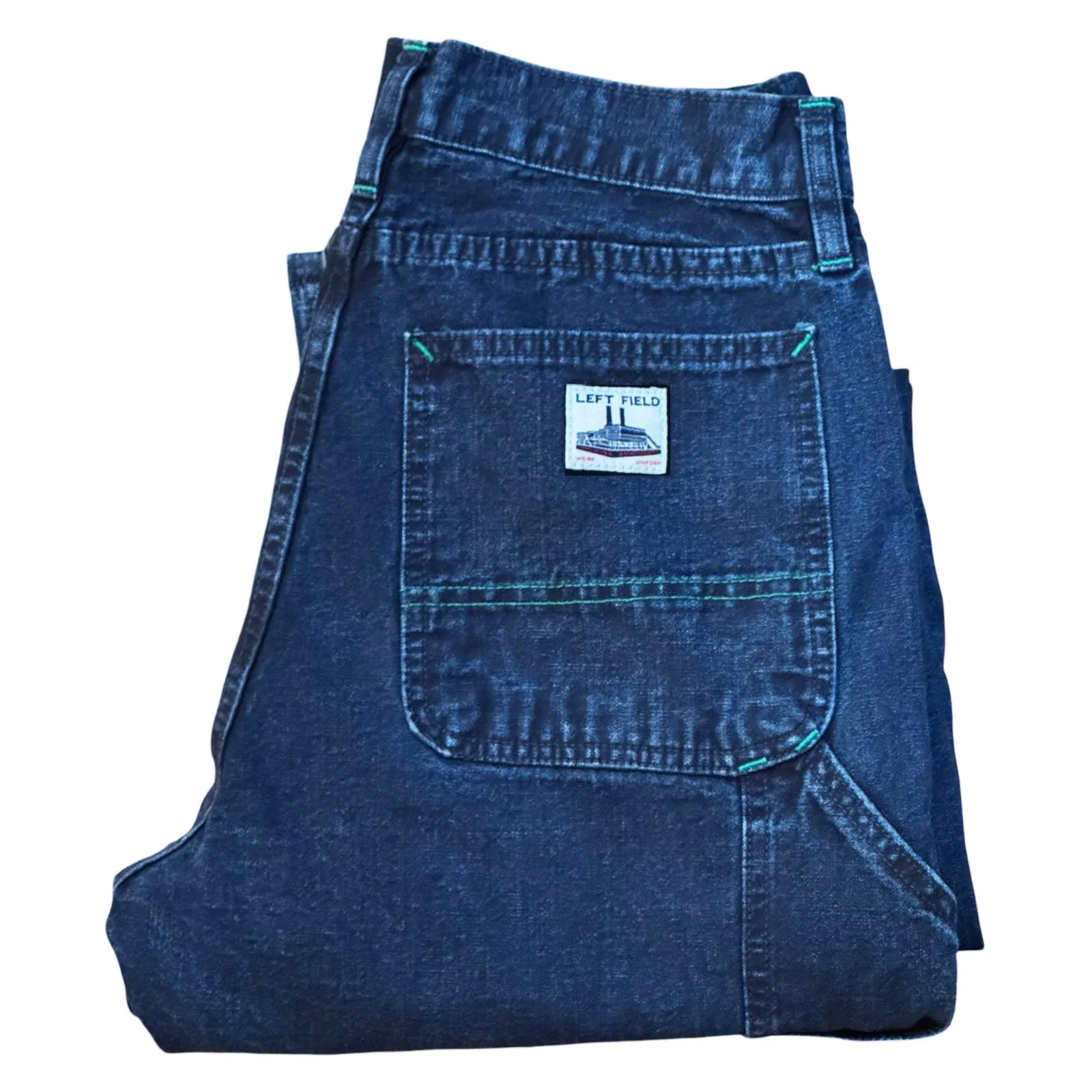 Japanese Indigo Selvedge Duck Double Knee Work Uniform jeans sold by Left Field product image thumbnail 2