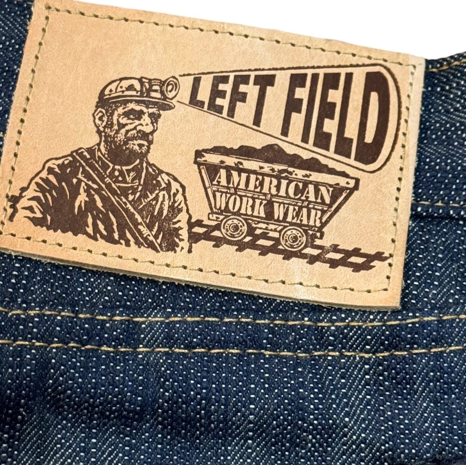 Greaser Tokushima Shoai Hank Dyed denim (Natural plant dyed Indigo) sold by Left Field product image thumbnail 2