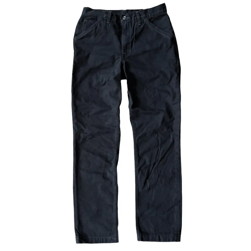Vintage Wash Black Duck  Mt Vernon 13 oz  Work Uniform Chino *size up one ie if you are 33 buy 34 sold by Left Field