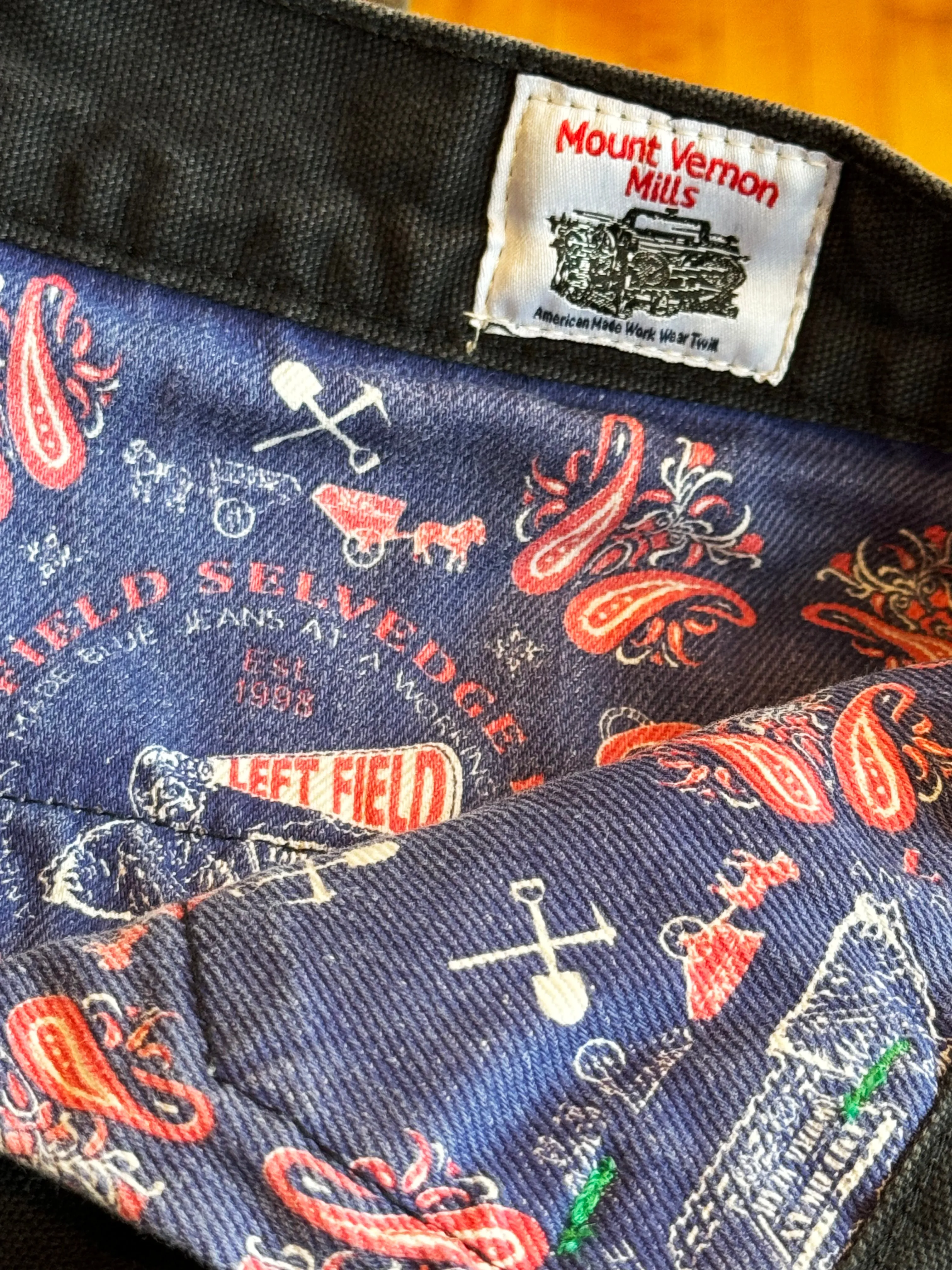 Vintage Wash Black Duck Mt Vernon 13 oz Work Uniform Chino *size up one ie if you are 33 buy 34 sold by Left Field product image thumbnail 5