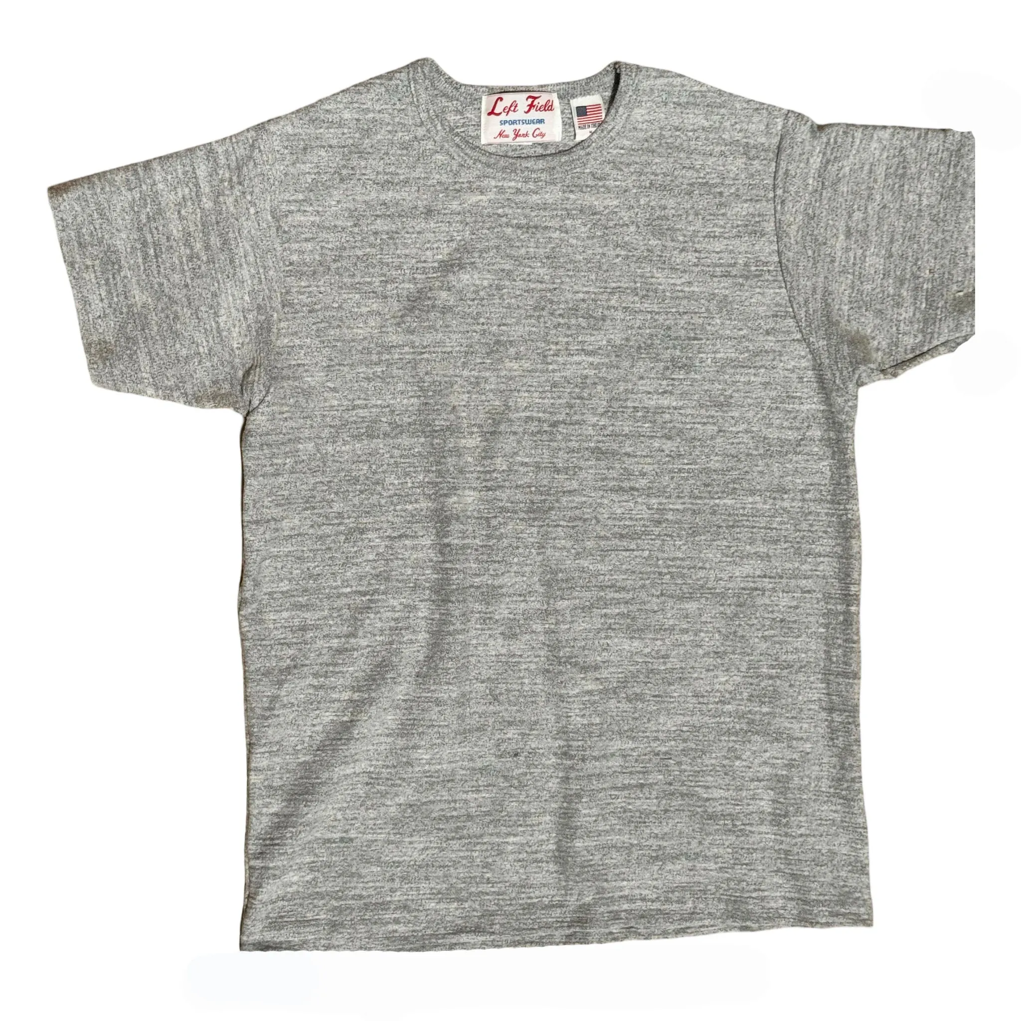 50’s gym tee super slub heavyweight Wakayama knit Tee sold by Left Field