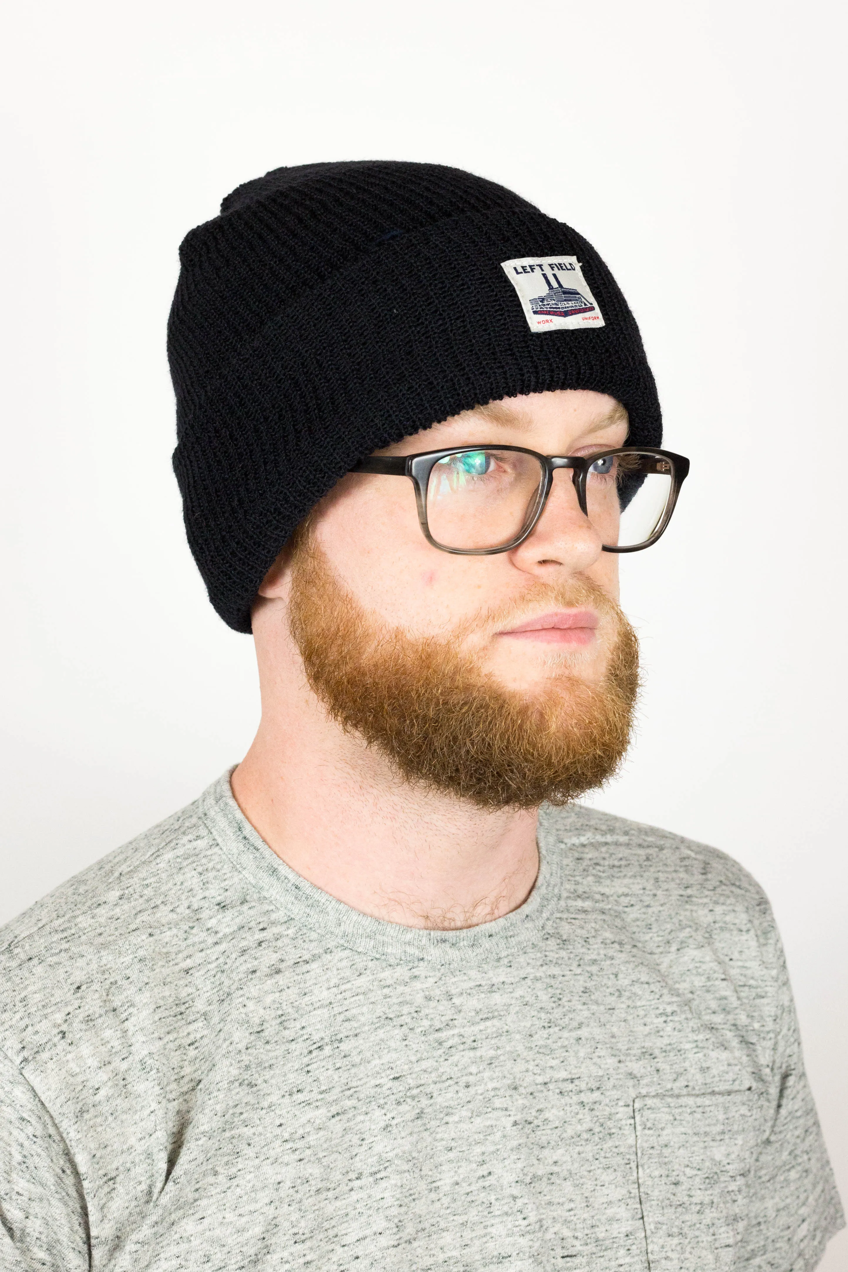 Olive Wool Watch Cap sold by Left Field product image thumbnail 2