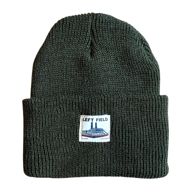 Olive Wool Watch Cap sold by Left Field