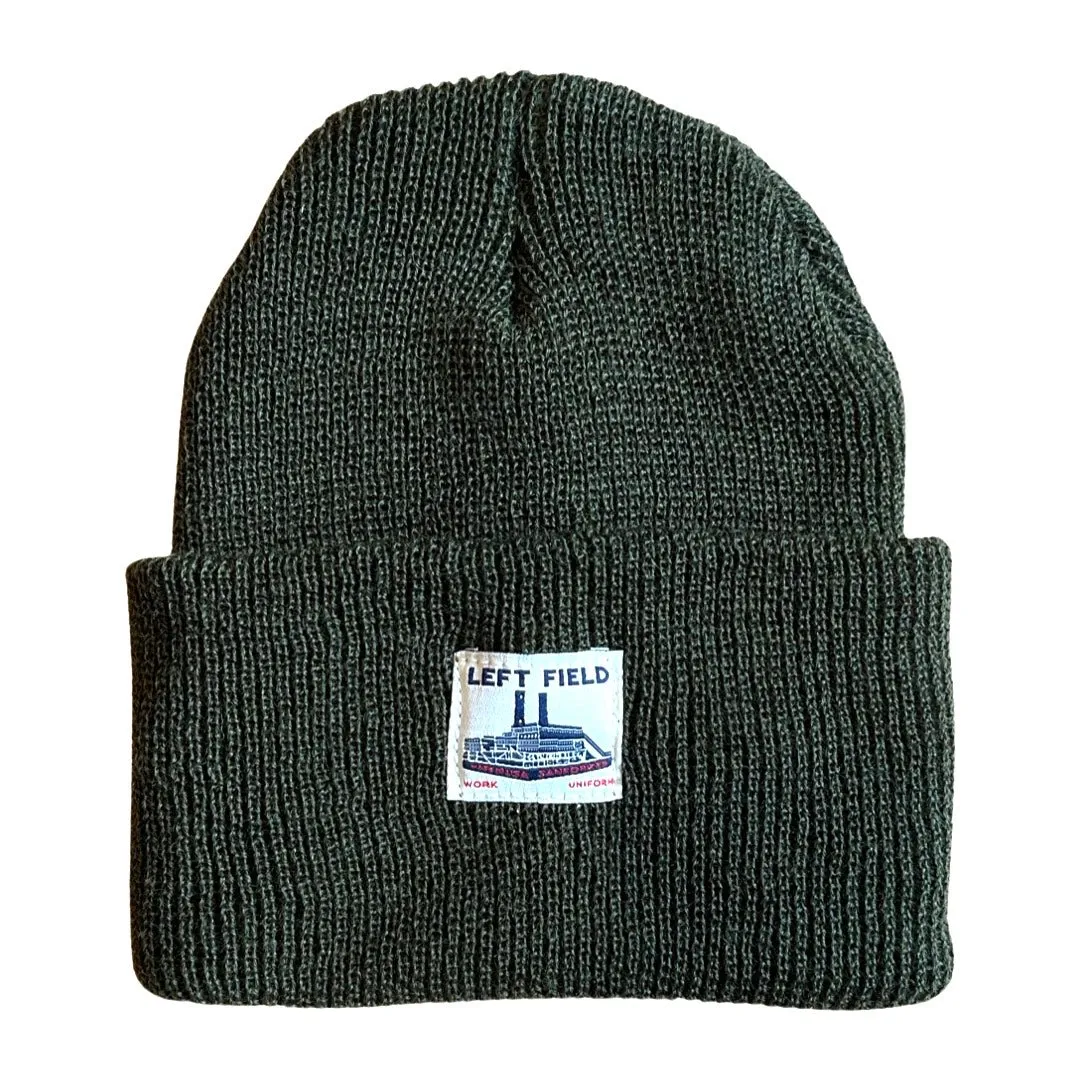 Olive Wool Watch Cap sold by Left Field