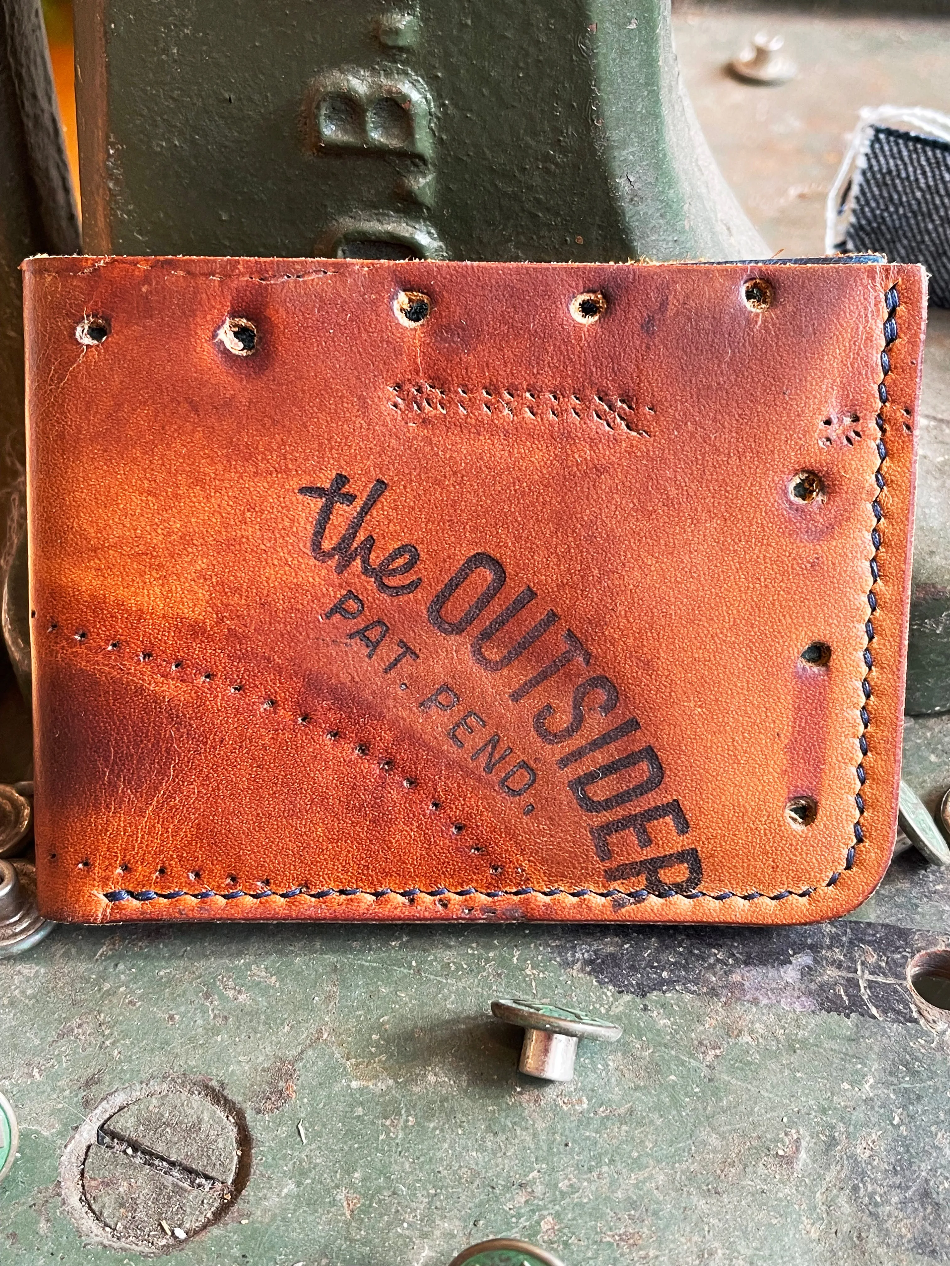 25th Anniversary Genuine Vintage Leather Baseball Wallets sold by Left Field product image thumbnail 2