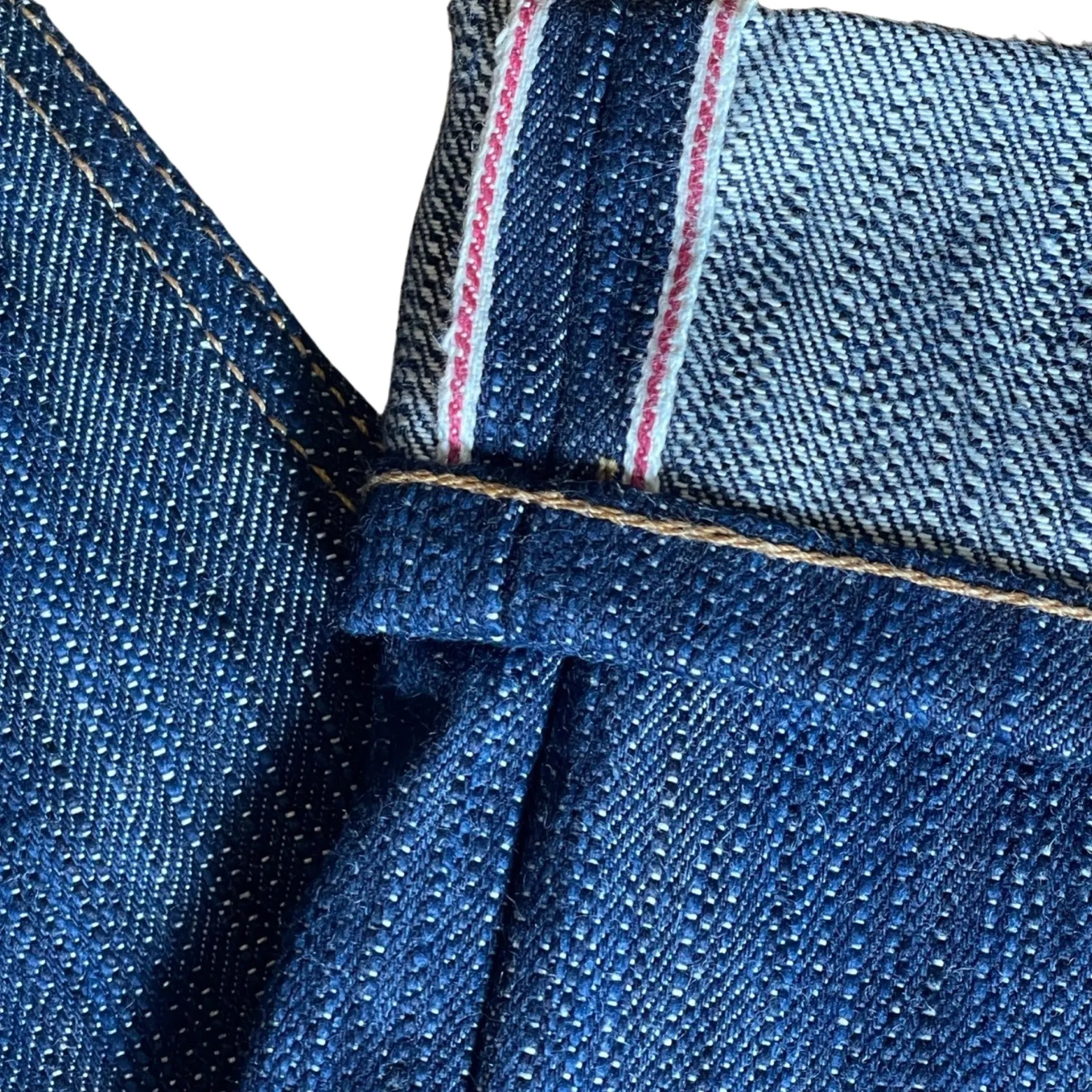 Greaser Tokushima Shoai Hank Dyed denim (Natural plant dyed Indigo) Size up 2 sizes! sold by Left Field product image thumbnail 3