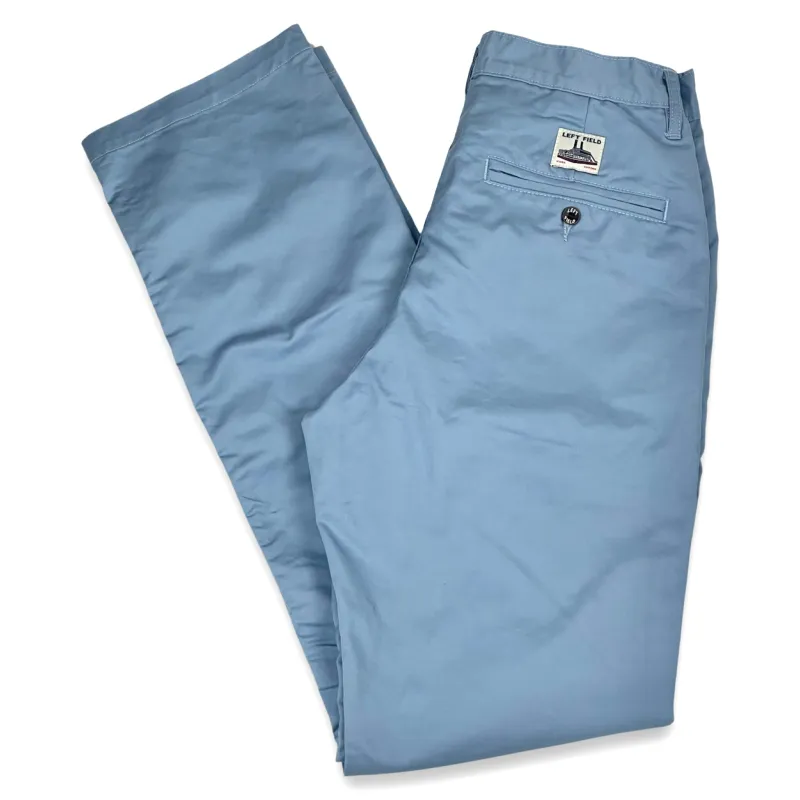 Lt Blue Japanese Solotex poly/cotton twill Work Uniform Chino sold by Left Field