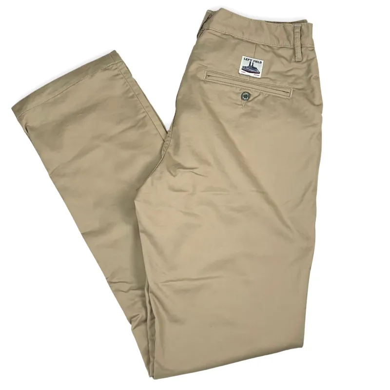 Khaki Japanese Solotex poly/cotton twill Work Uniform Chino sold by Left Field