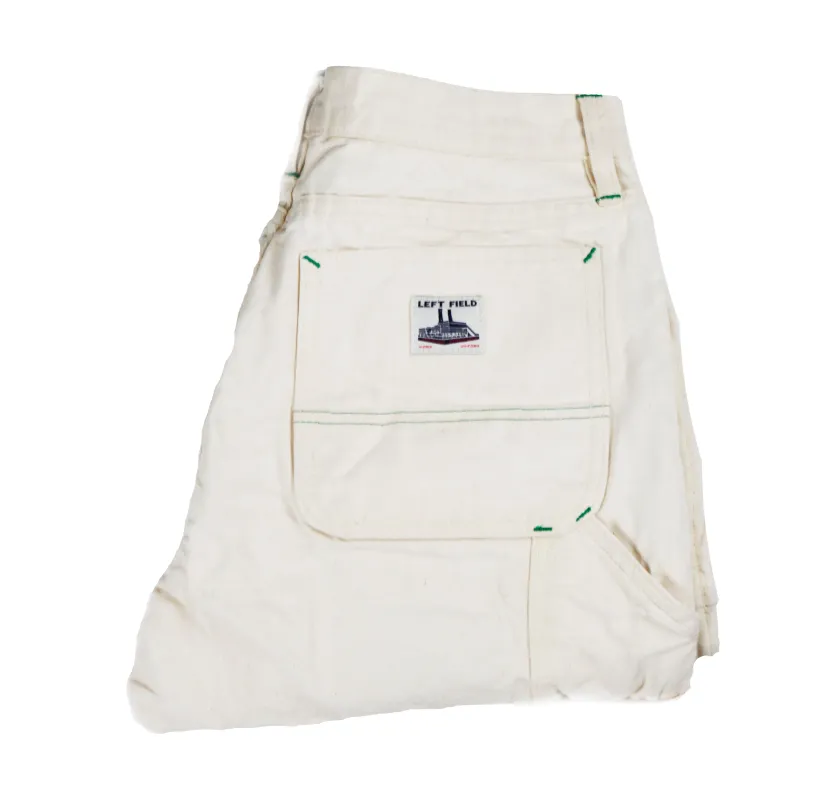 Natural Mt Vernon Duck Double Knee Work Uniform  Chino: **Note size up 2 sizes** made by Left Field