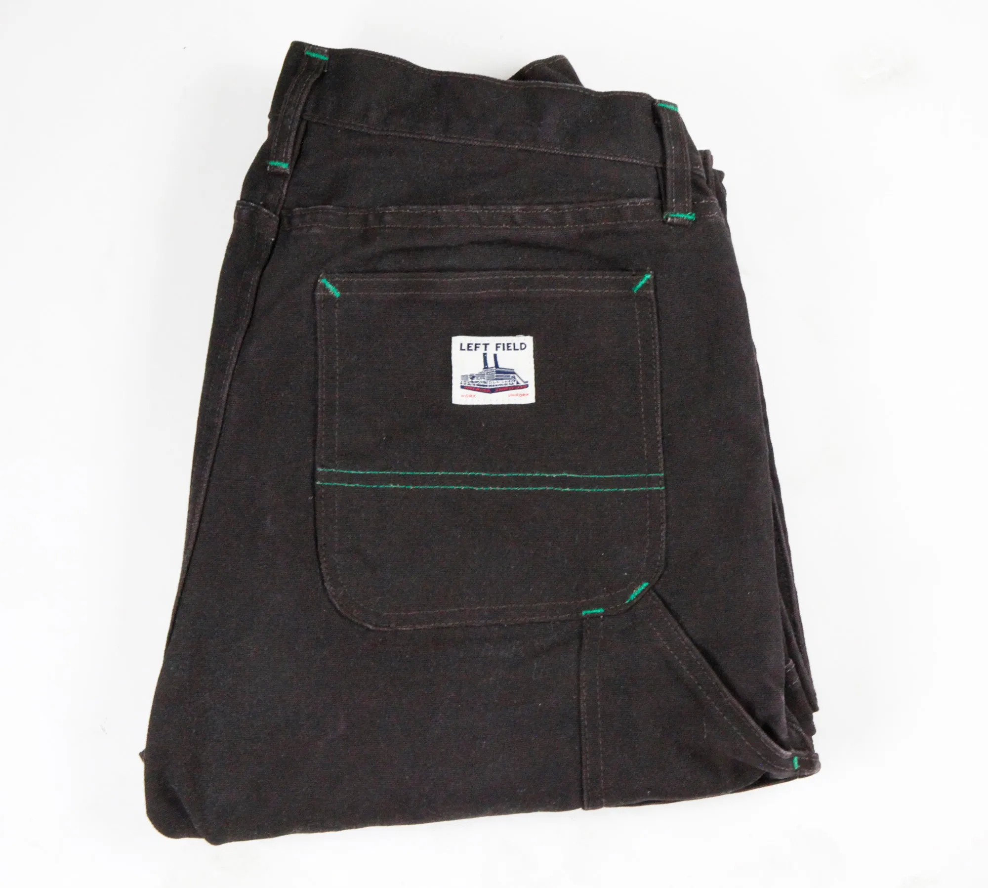 Chocolate Mt Vernon Duck Double Knee Work Uniform Chino sold by Left Field