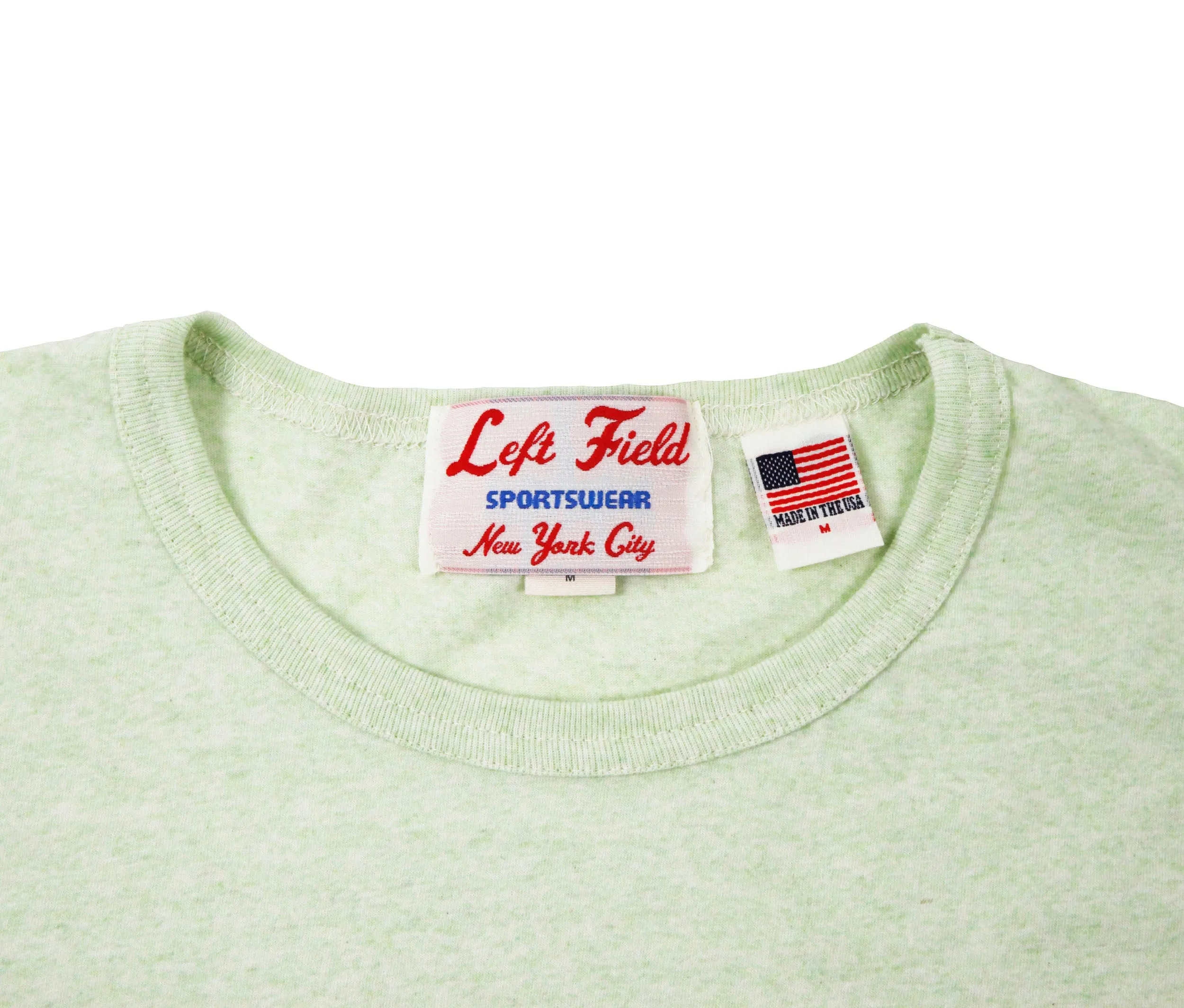 Grass stain heather cotton tee sold by Left Field product image thumbnail 4