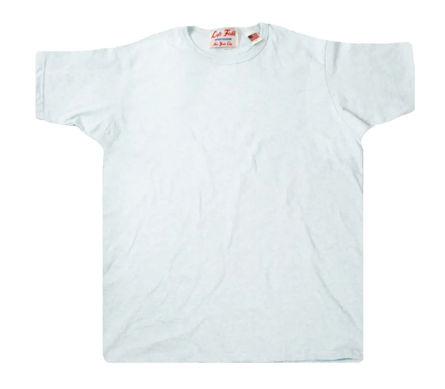 Desert Sky Heather Cotton Crew Tee sold by Left Field