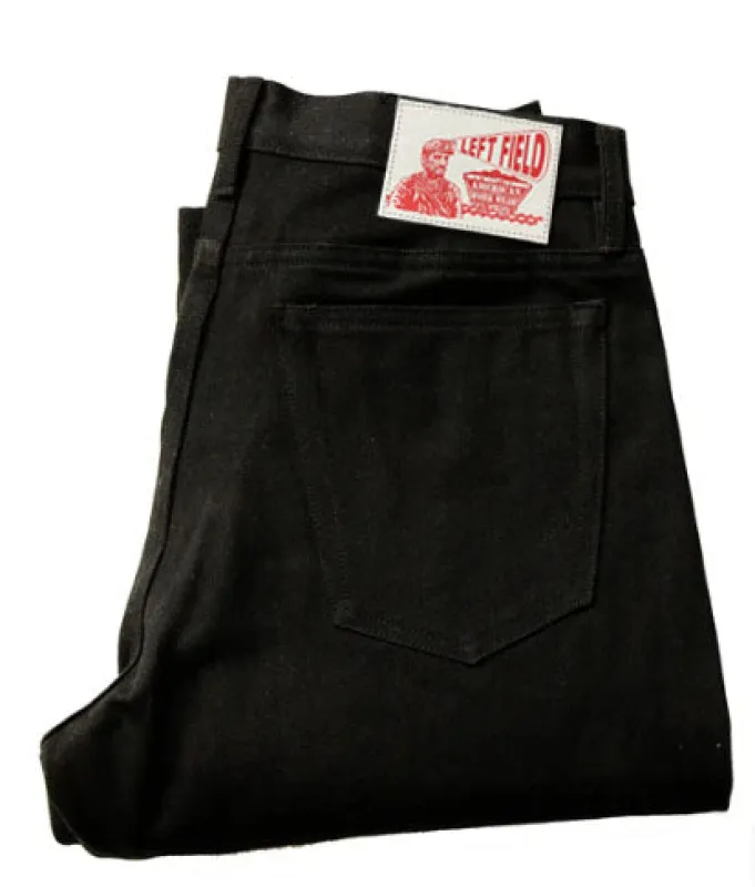 Chelsea Black Maria Vidalia Mills 14 oz selvedge Sulphur Dyed Denim  **Size up 1" in the waist(deadstock, no more black) sold by Left Field