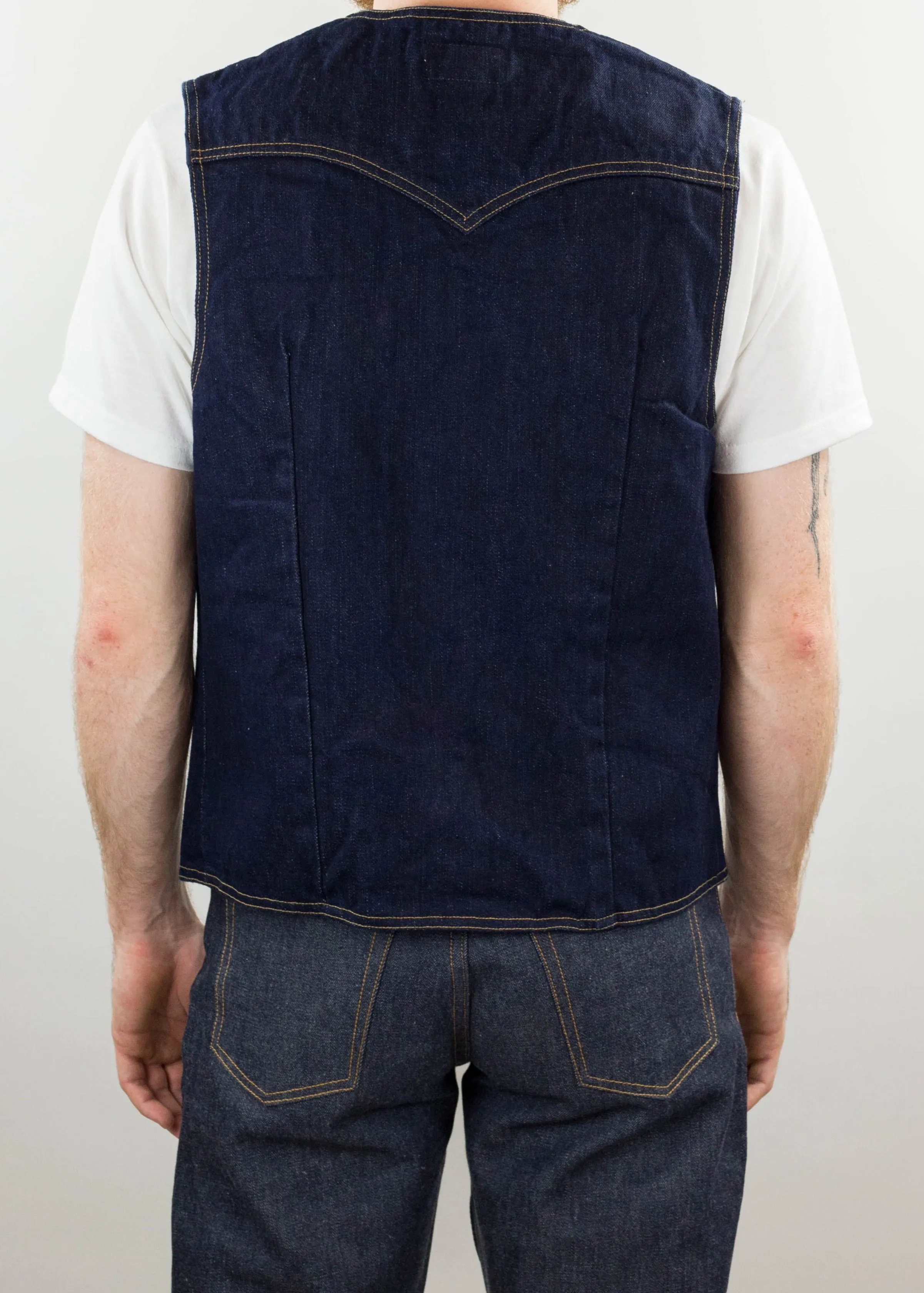 15 oz Yoshiwa Mills Denim Western Vest sold by Left Field product image thumbnail 2