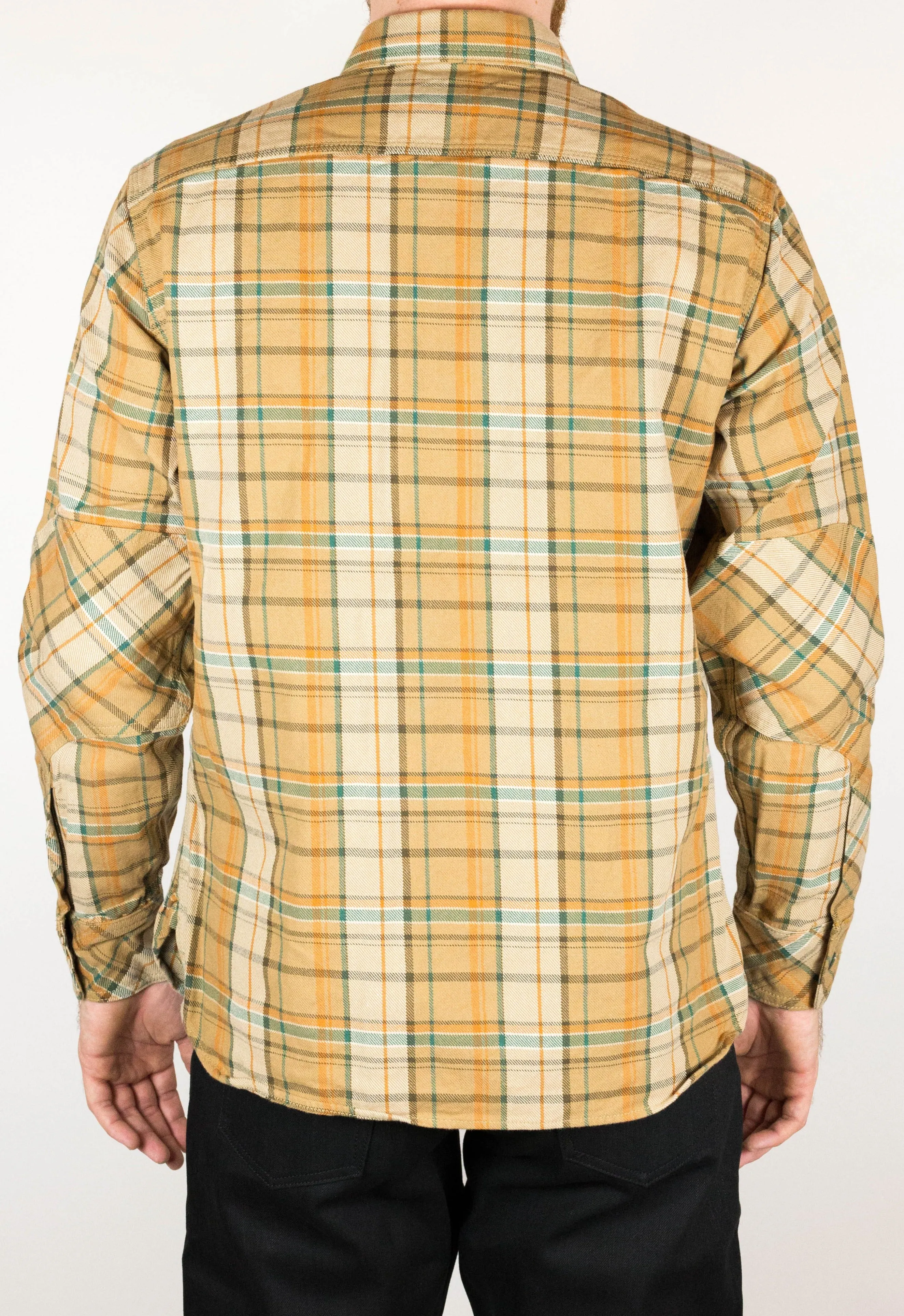 Desert Heavyweight Tartan Twill Work Shirt with LF Buttons sold by Left Field product image thumbnail 2
