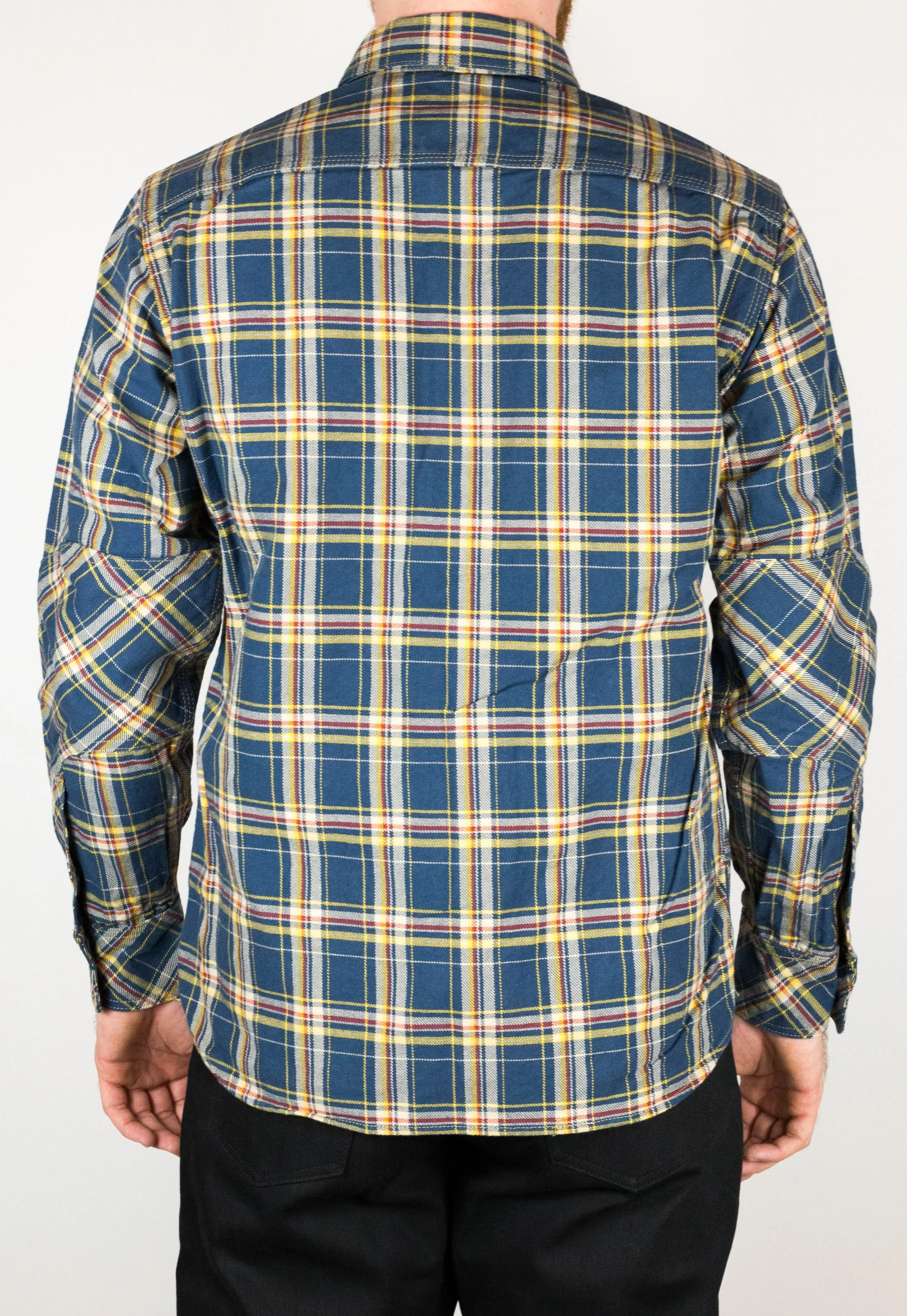 Roy Roger Heavyweight Tartan Twill Work Shirt with LF Buttons sold by Left Field product image thumbnail 2