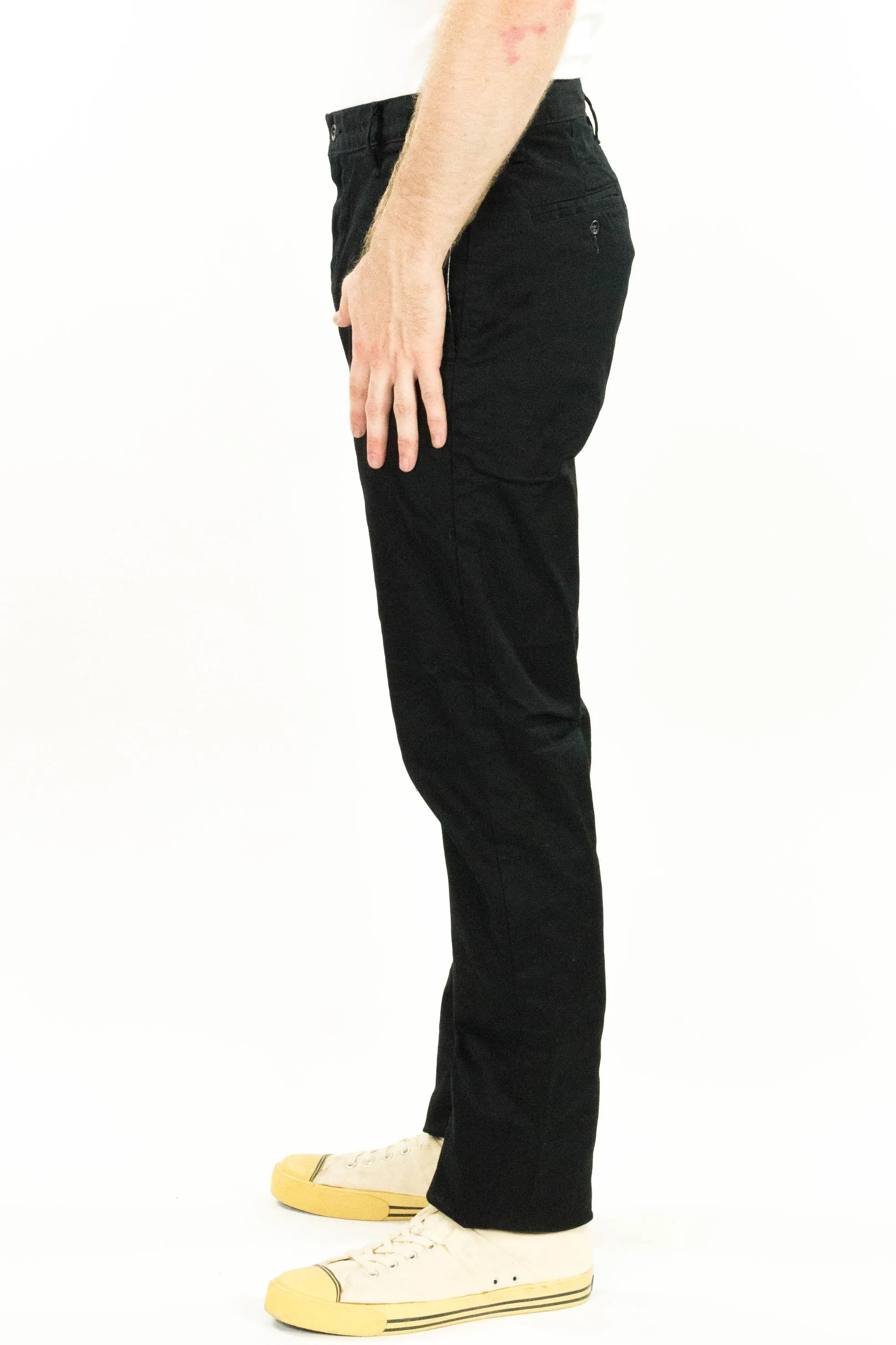Coal Miner Black 9 oz Japanese stretch sateen twill sold by Left Field product image thumbnail 2