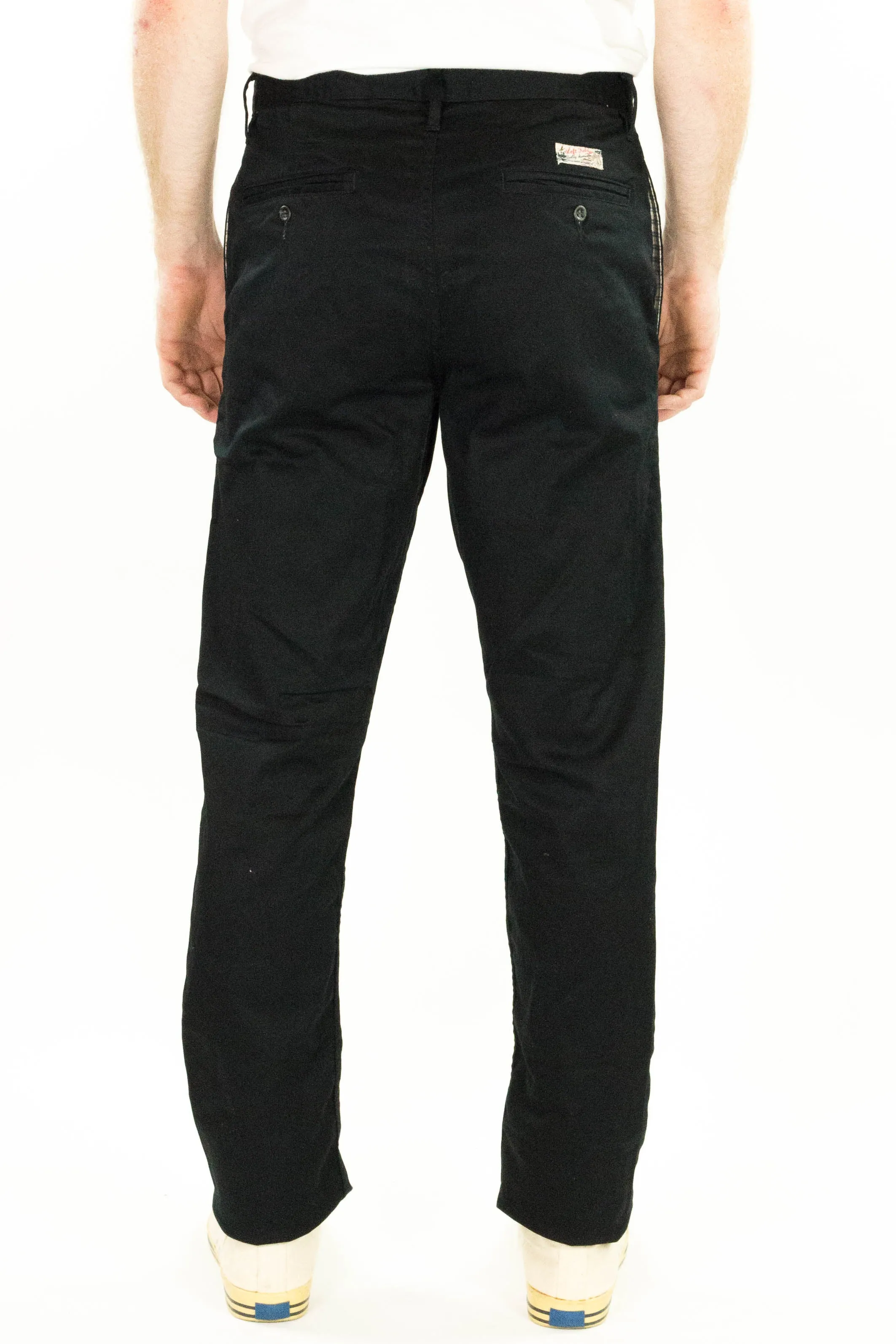 Coal Miner Black 9 oz Japanese stretch sateen twill sold by Left Field product image thumbnail 3
