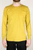 L/S  Nathan's Hot Dog Mustard Heather Pocket Tee sold by Left Field