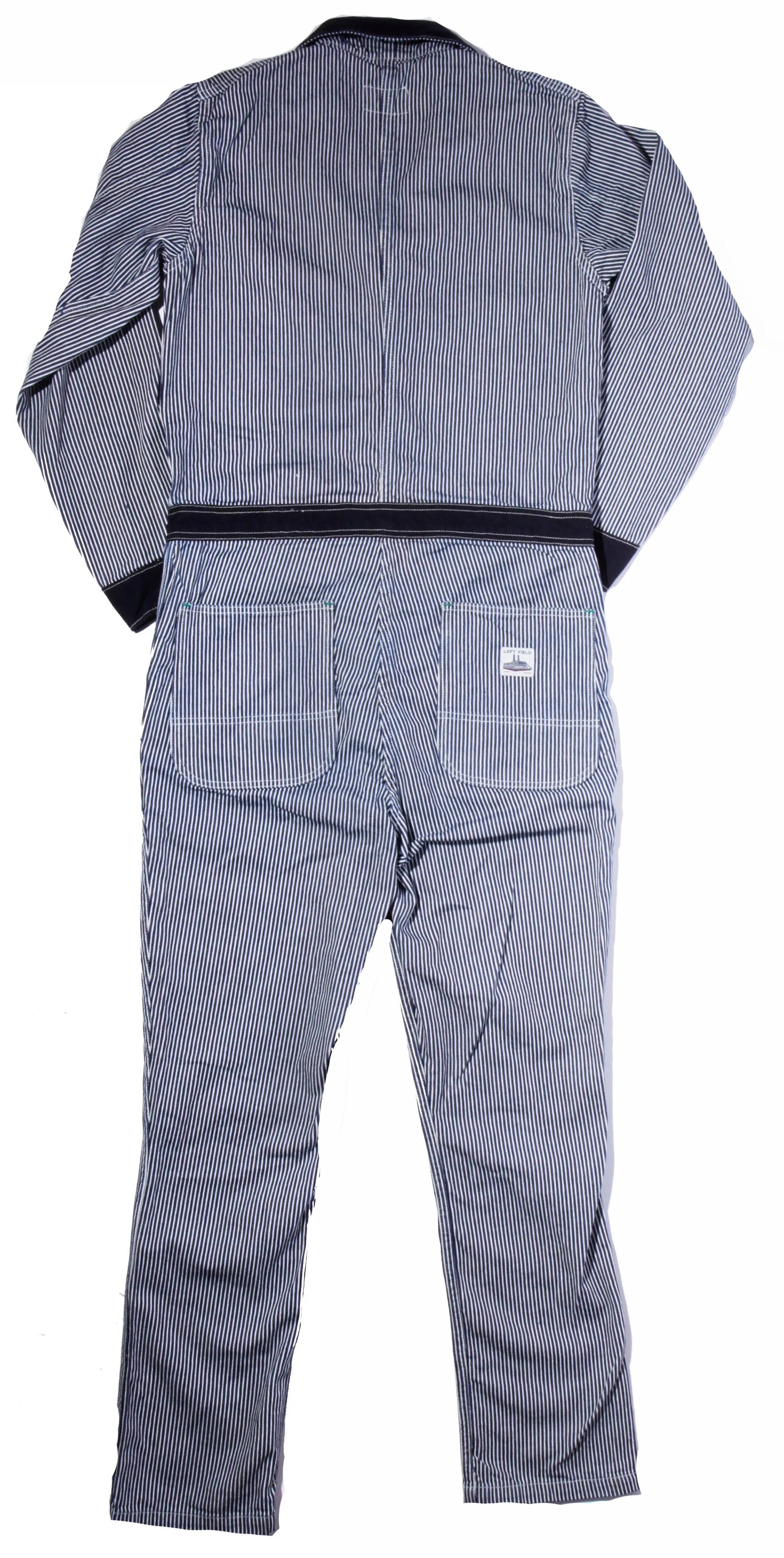 12 oz Mount Vernon Hickory Stripe Coveralls sold by Left Field product image thumbnail 3
