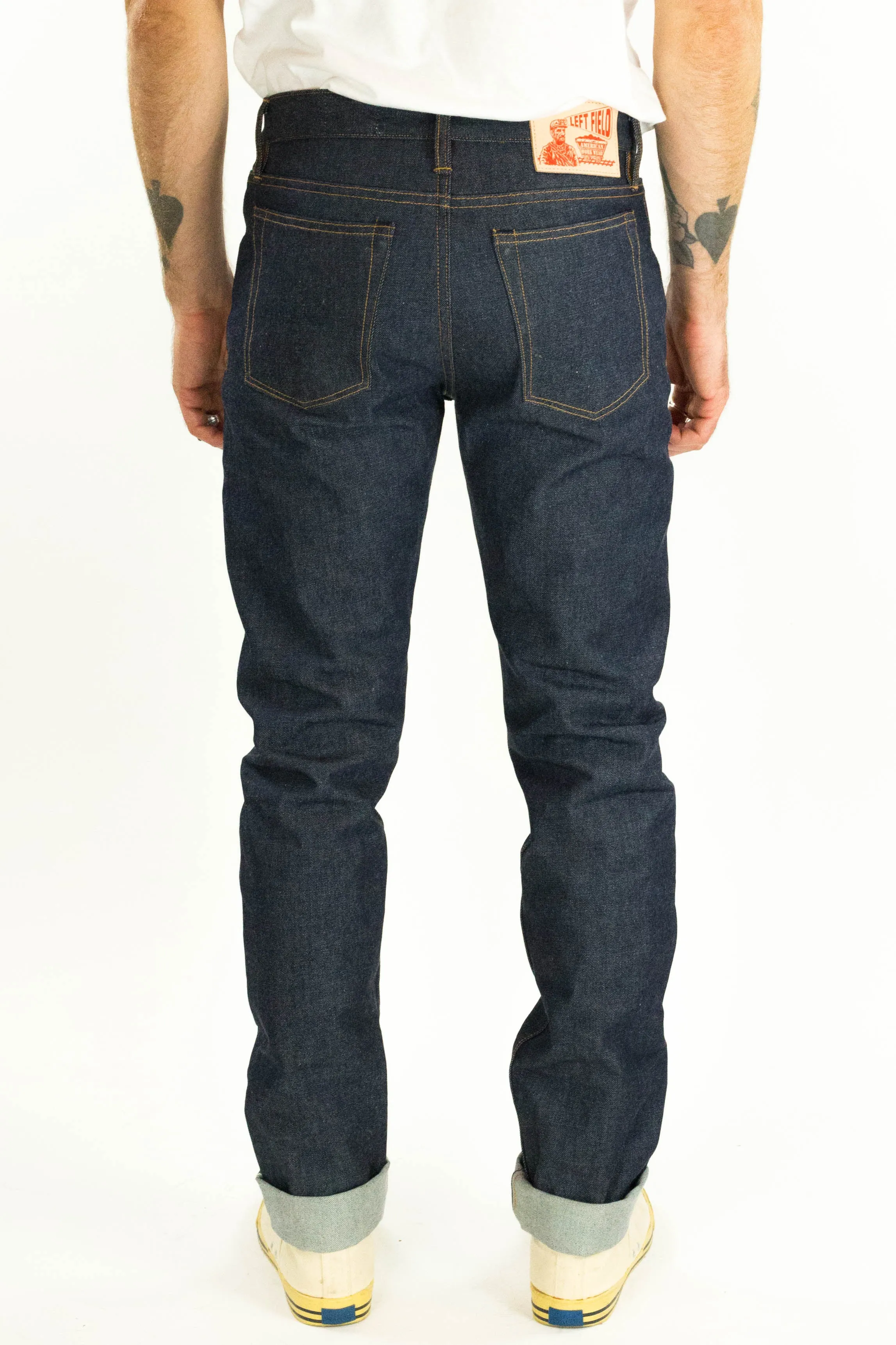 Chelsea Vidalia Mills 14 oz Indigo Selvedge(last of the dark blue indigo run) sold by Left Field product image thumbnail 3