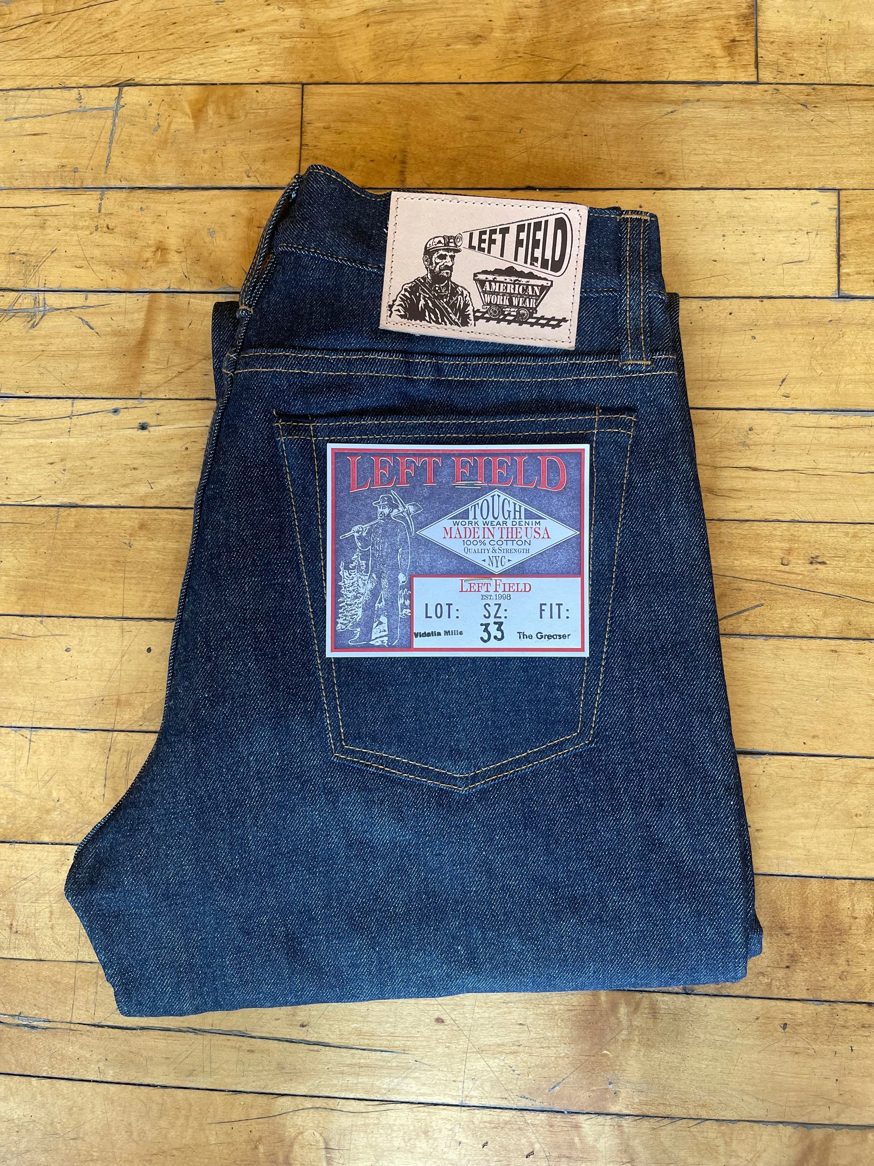 Greaser Vidalia Mills 14 oz Indigo selvedge sold by Left Field product image thumbnail 2