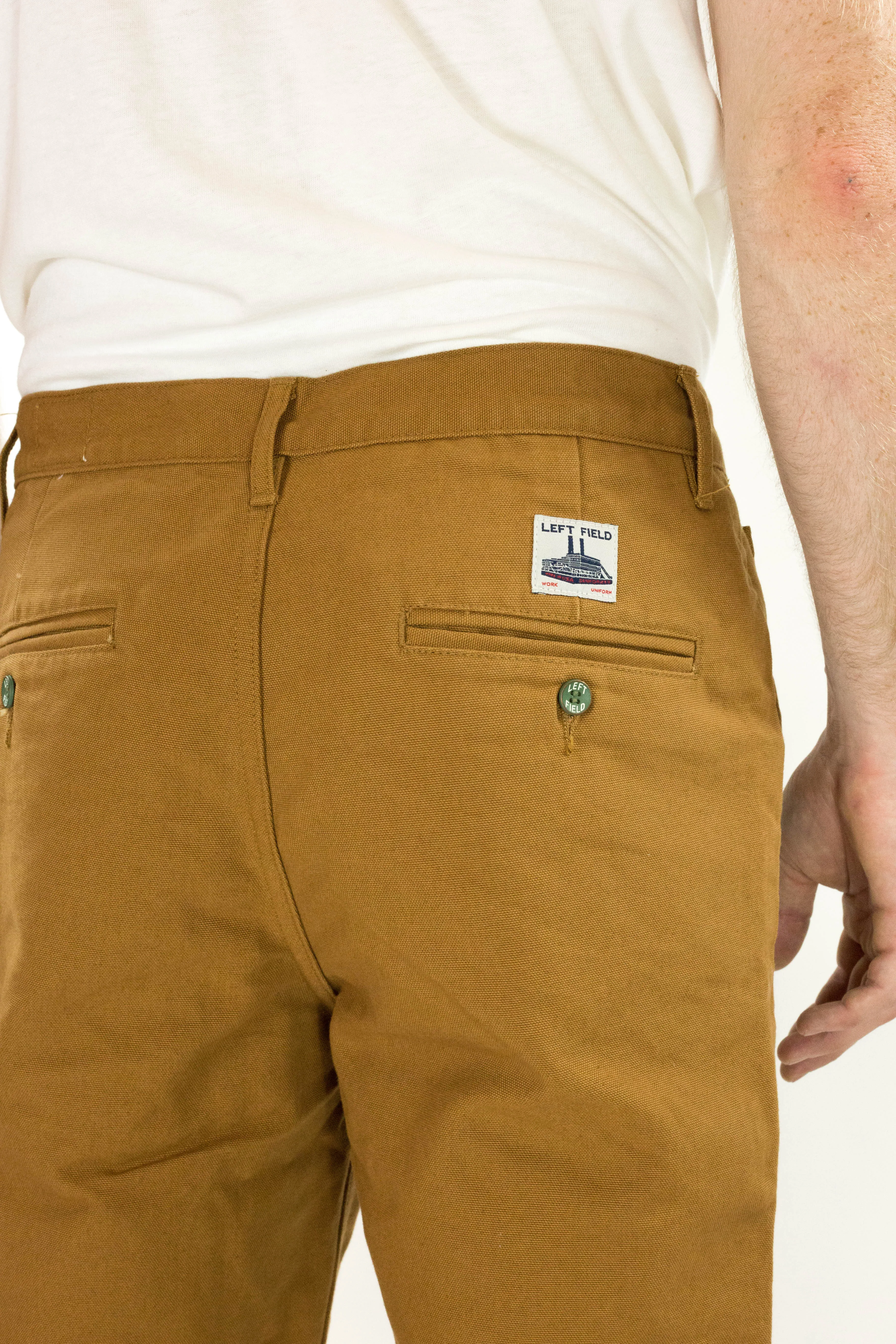 Caramel Mt Vernon 13 oz Duck Work Uniform Chino sold by Left Field product image thumbnail 4